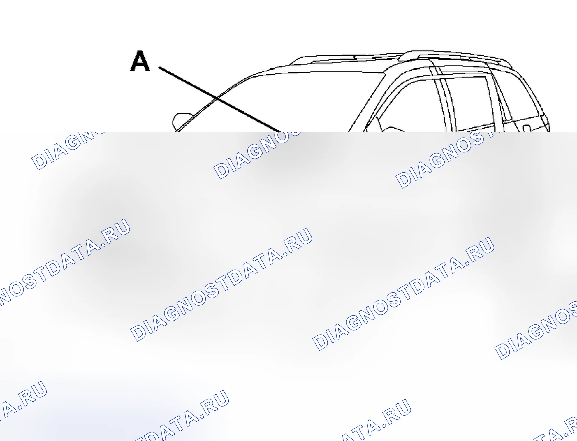 Рис. 2: ИДЕНТИФИКАЦИОННЫЕ И СЕРИЙНЫЕ НОМЕРА ТРАНСПОРТНЫХ СРЕДСТВ. Toyota Sienna II