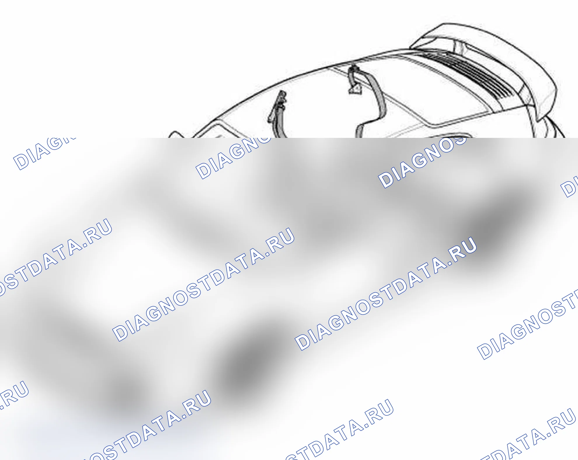 Рис. 58: СНЯТИЕ И УСТАНОВКА ЗАДНЕГО ТРЕХТОЧЕЧНОГО РЕМНЯ. Porsche 911 GT3 996 рестайлинг