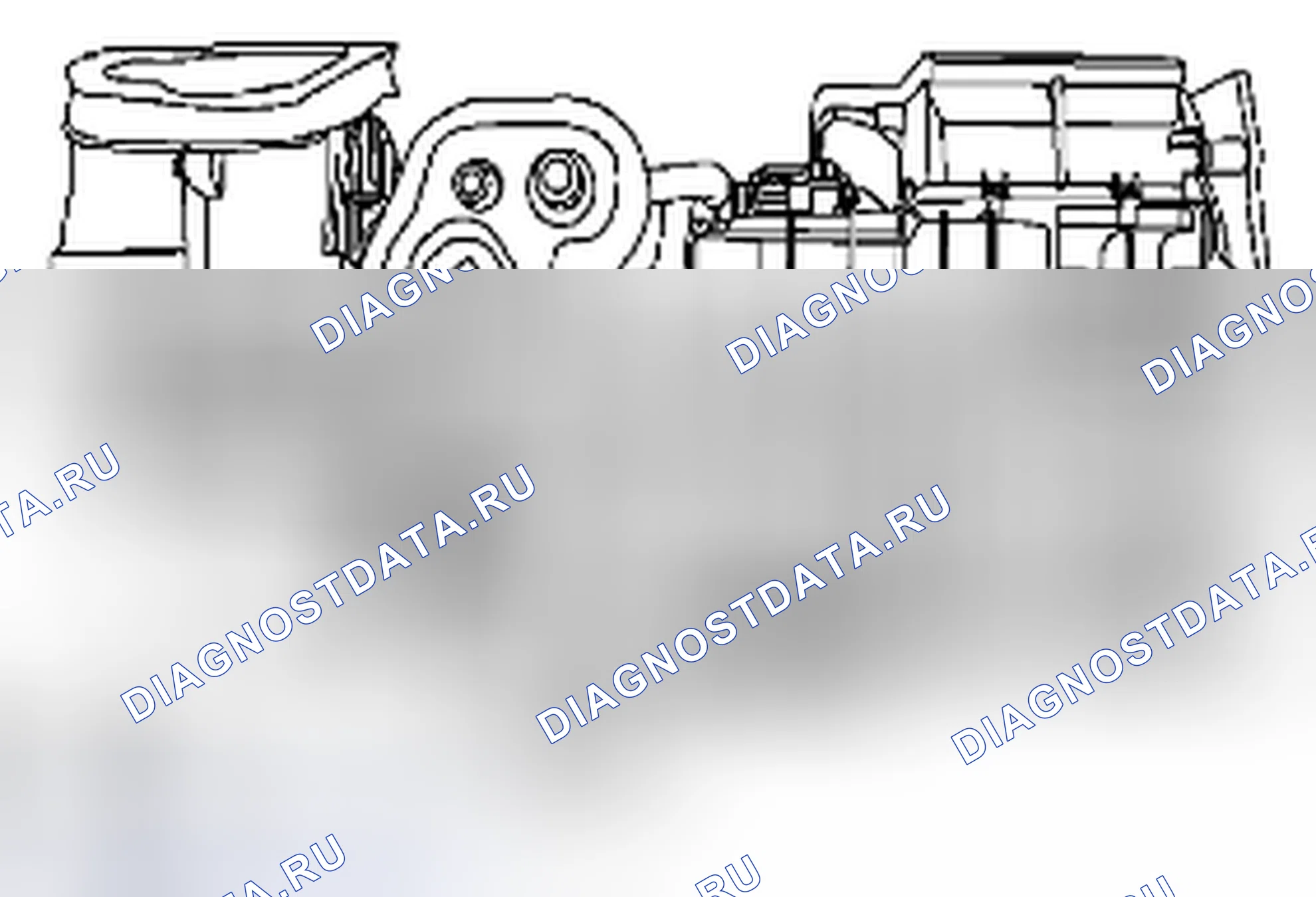 Рис. 166: Резистор электродвигателя воздуходувки. Suzuki Equator I