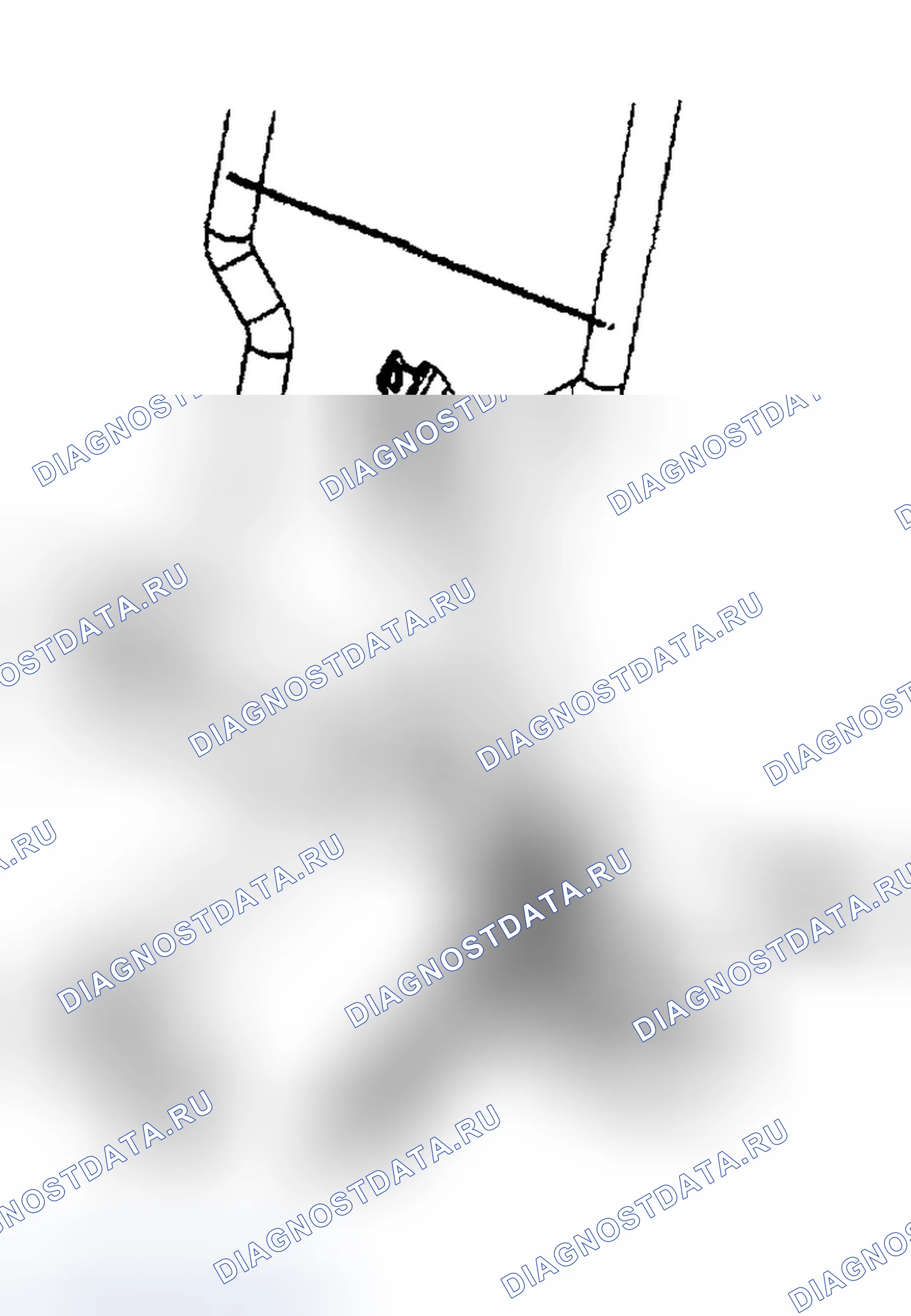 Рис. 4: Порядок демонтажа. Chevrolet Silverado 2500 