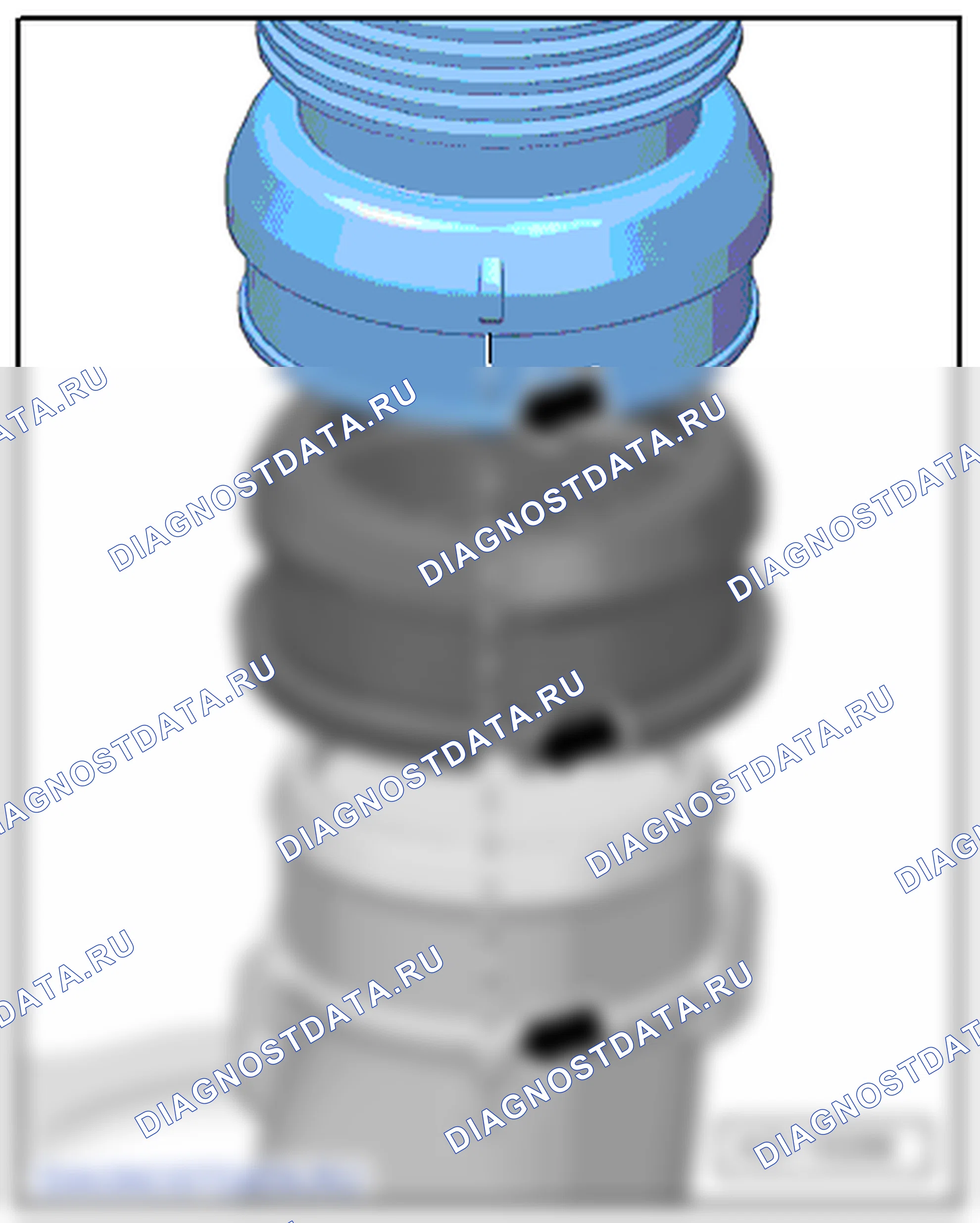 Турбонагнетатель (автомобили с двигателями BWJ, CDLD, CDLA). SEAT Altea I