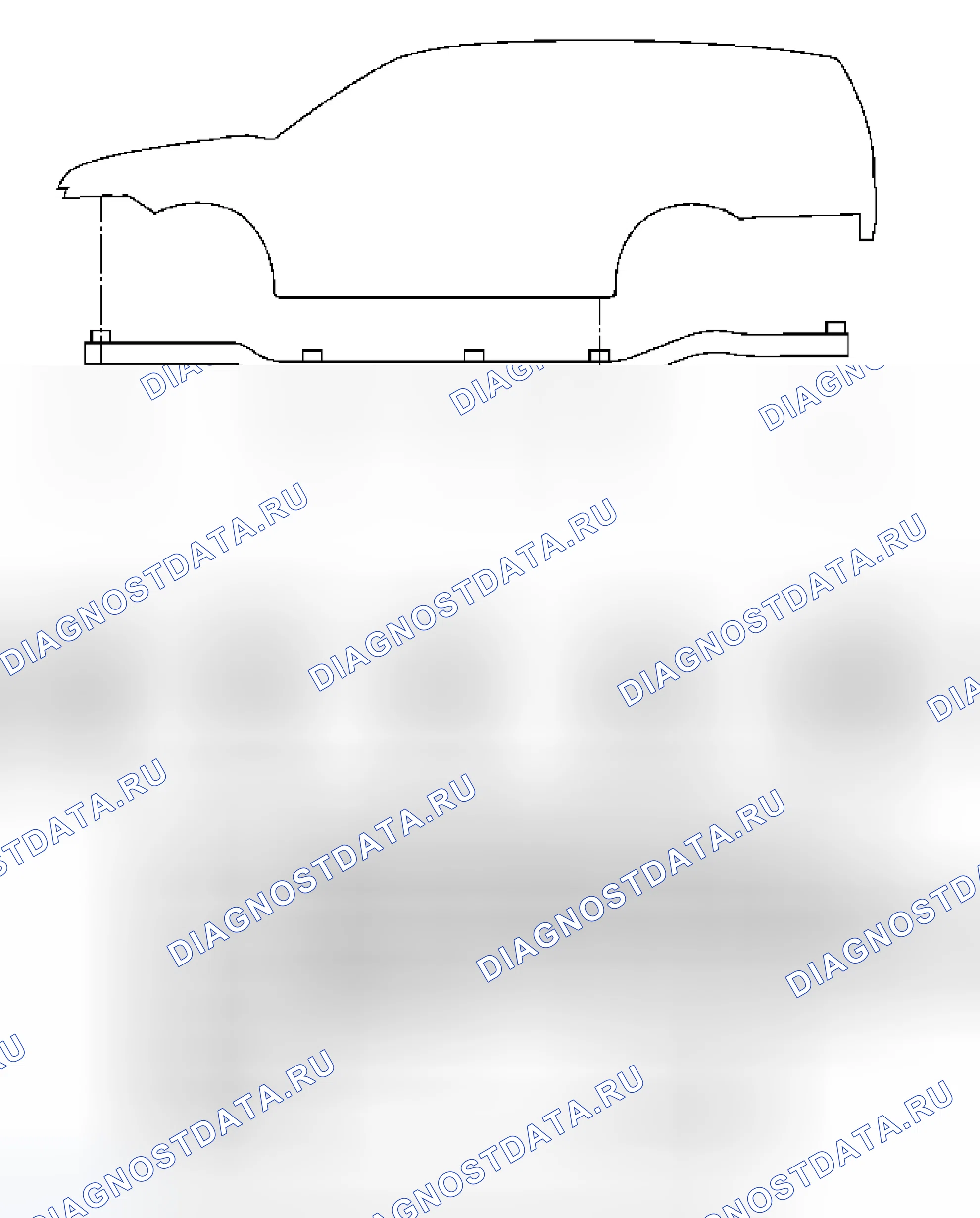 Рис. 38: РАСПОЛОЖЕНИЕ ДЕТАЛЕЙ. Isuzu Axiom I