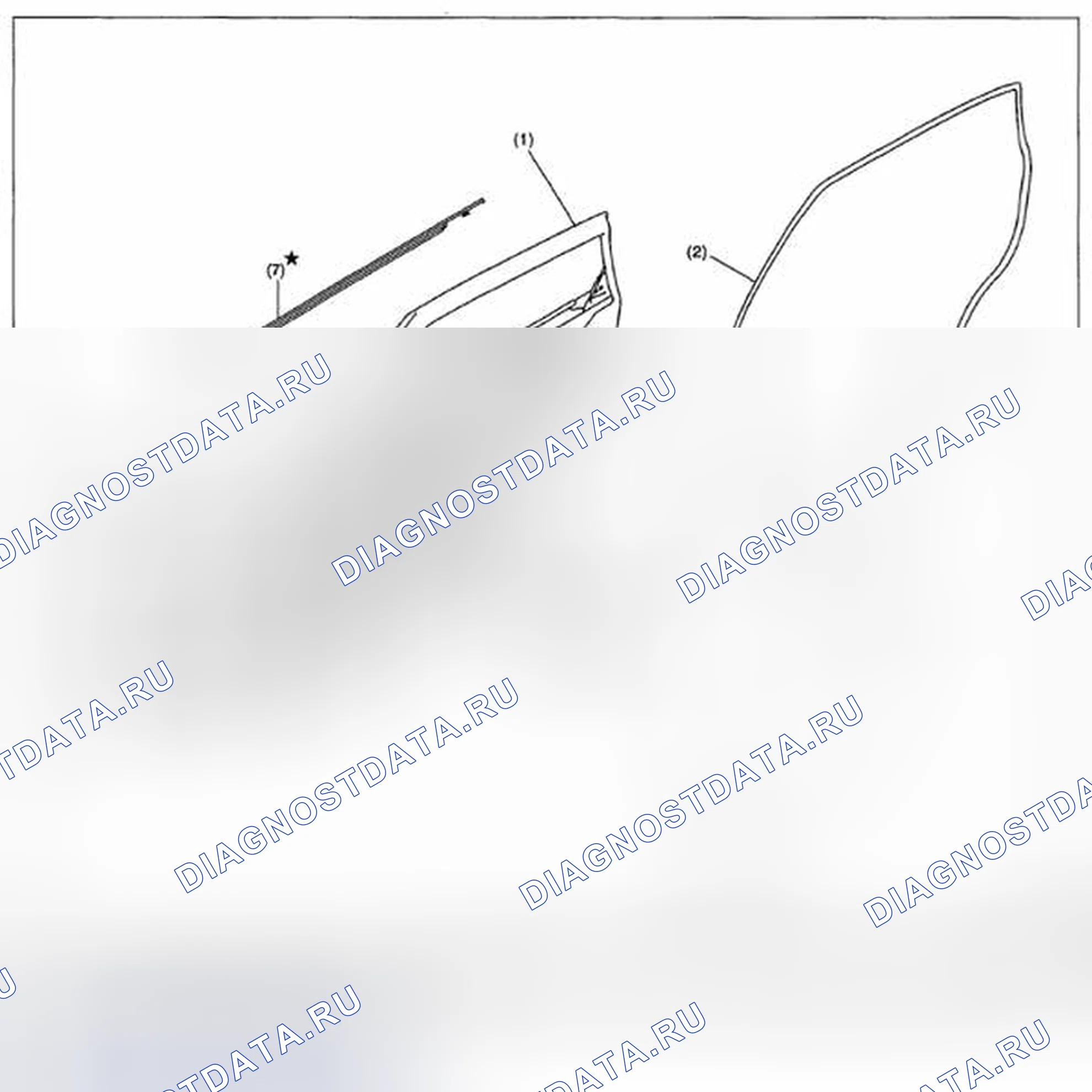 Рис. 15: ЗАДНЯЯ ДВЕРЬ. Subaru Impreza GH