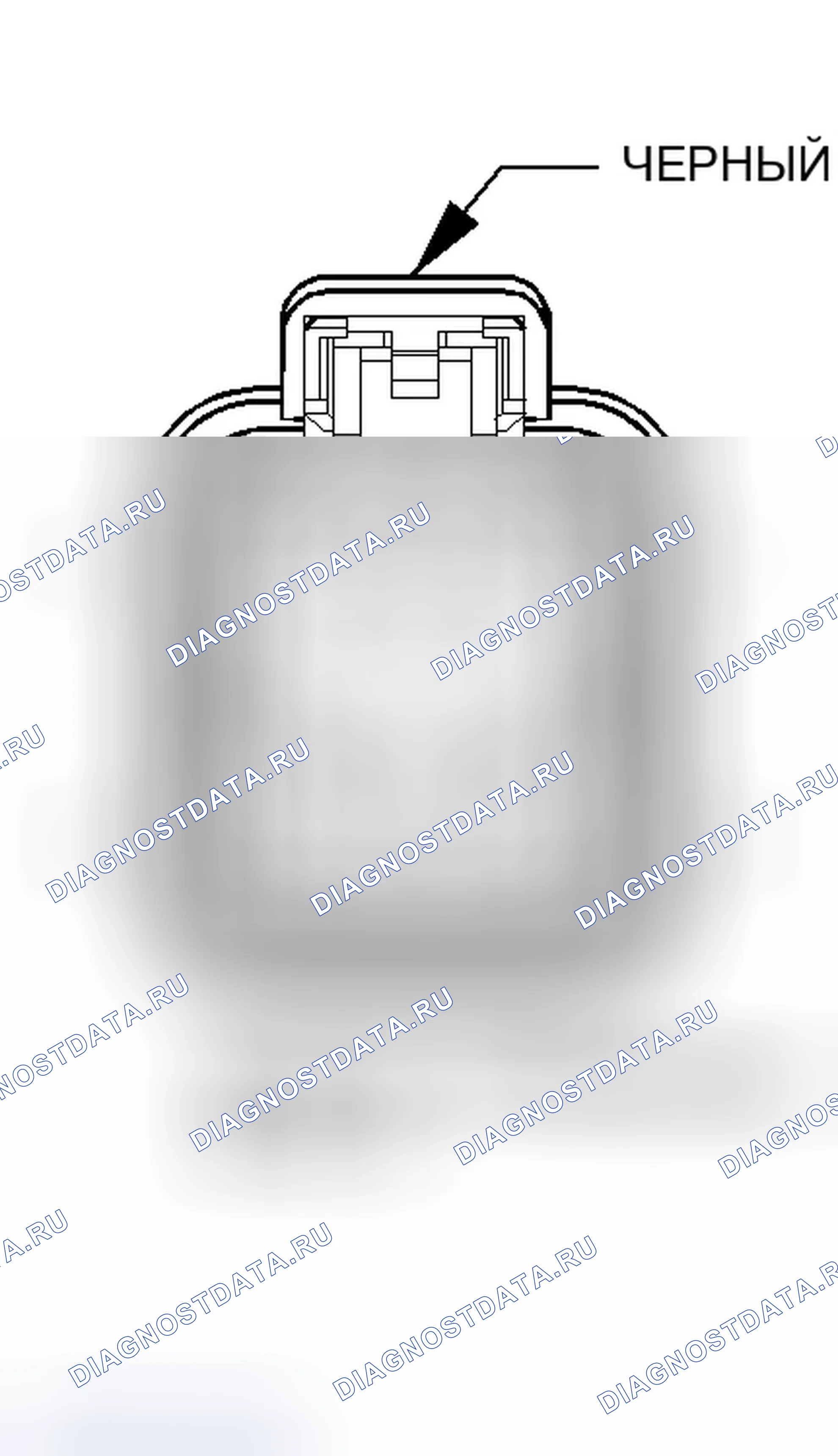 Рис. 15: Вид с торца разъема модуля управления корпусом (C1). Chrysler Pacifica CS
