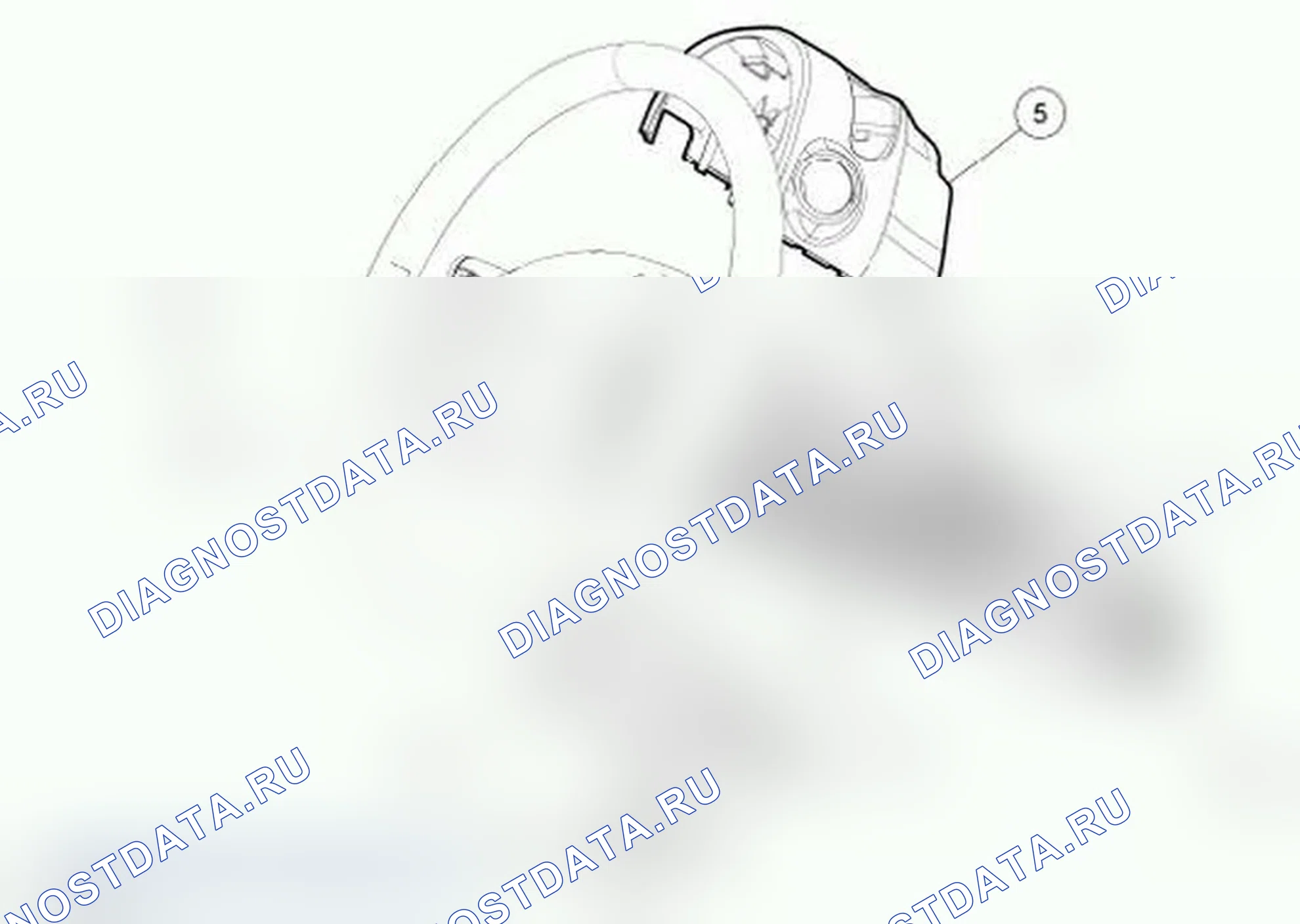 Рис. 53: Приемопередатчик пассивной противоугонной системы (PATS). Ford Econoline E250 