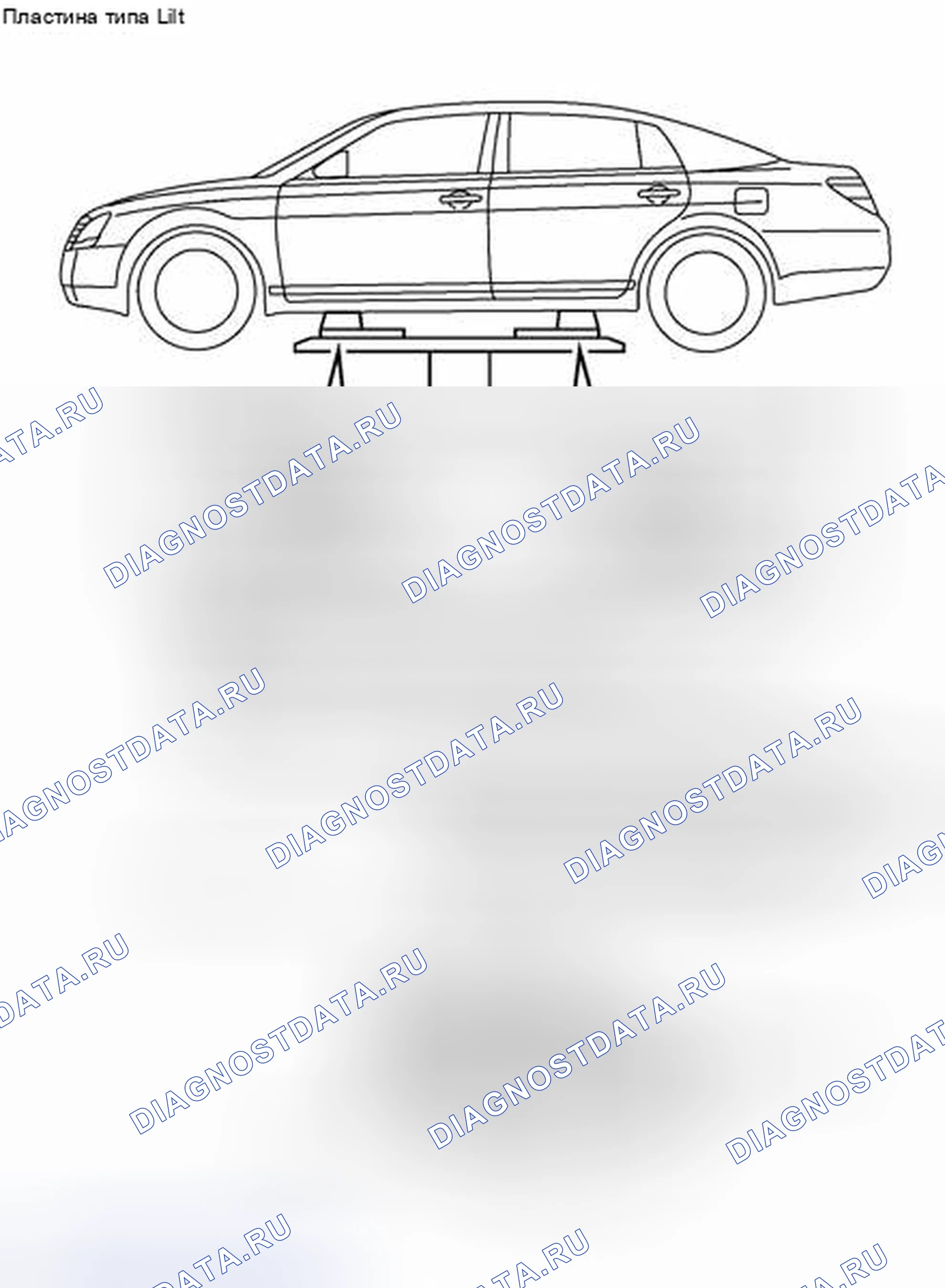 Рис. 52. Toyota Avalon XX30 рестайлинг 2