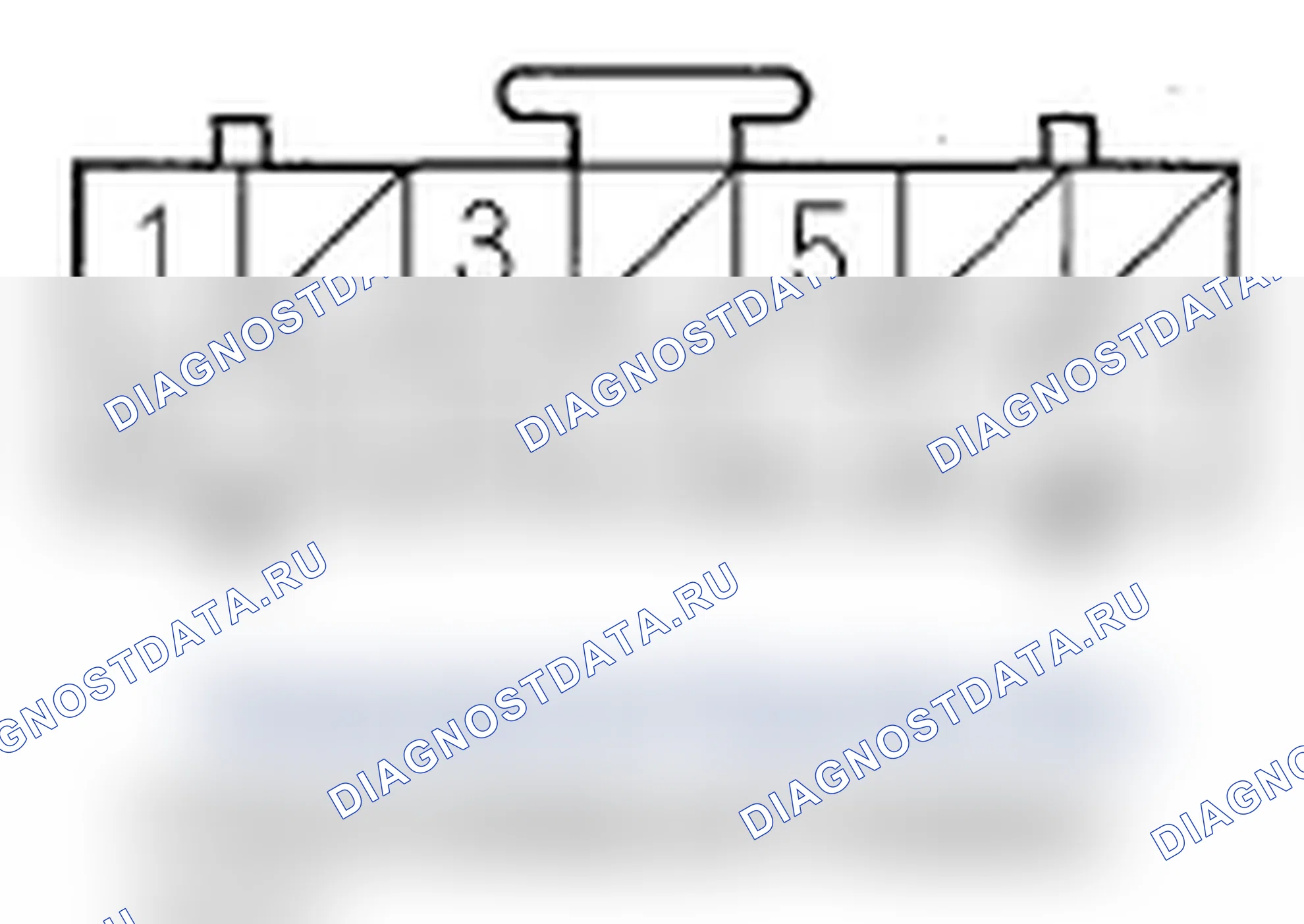 Рис. 4: Входы и выходы блока управления TPMS для разъема A (14P). Acura RL II