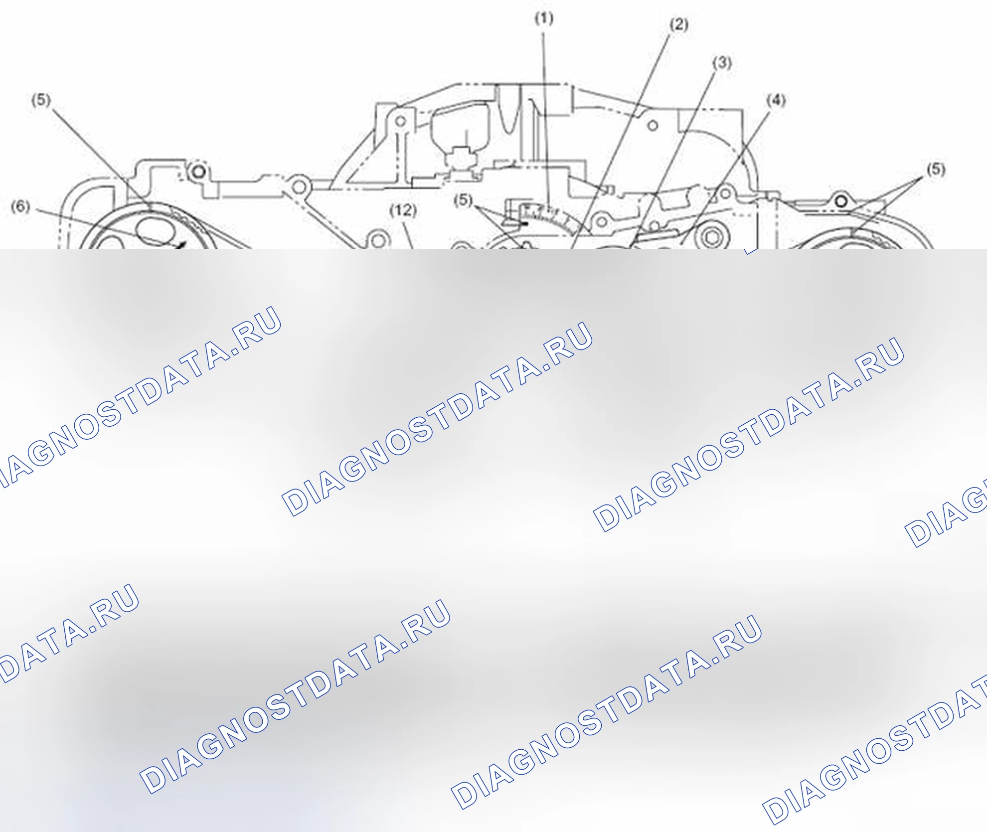 Рис. 458: Зубчатый ремень. Subaru Outback BR