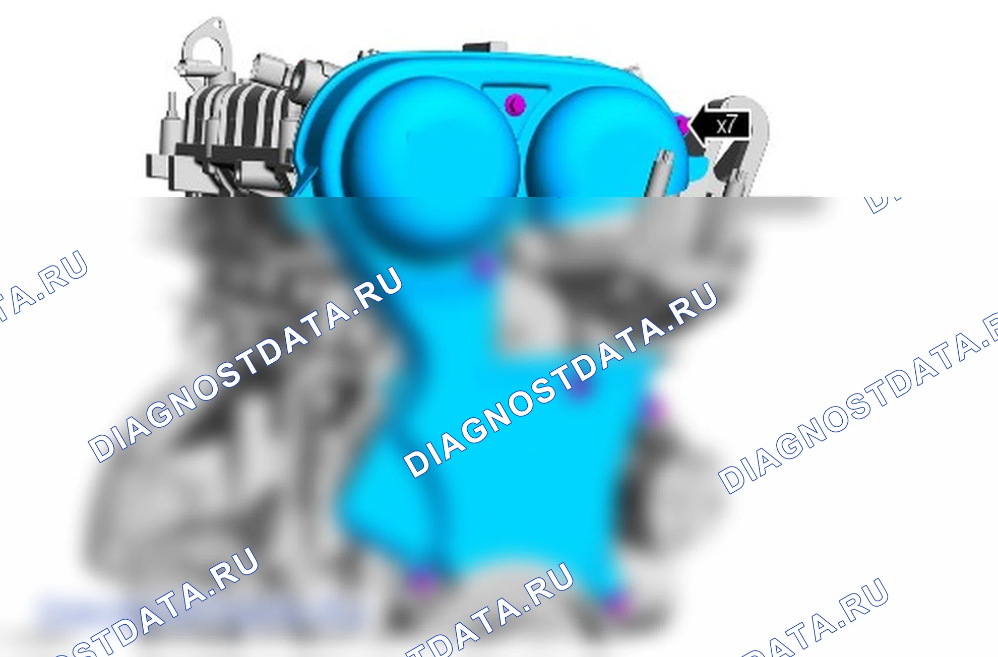 Разборка двигателя. Ford Grand C-MAX II