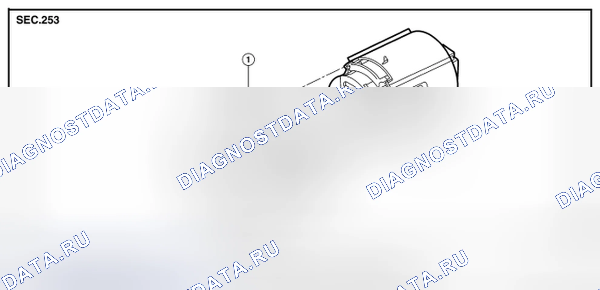 Рис. 5: Разнесенный вид. Nissan Pathfinder IV рестайлинг