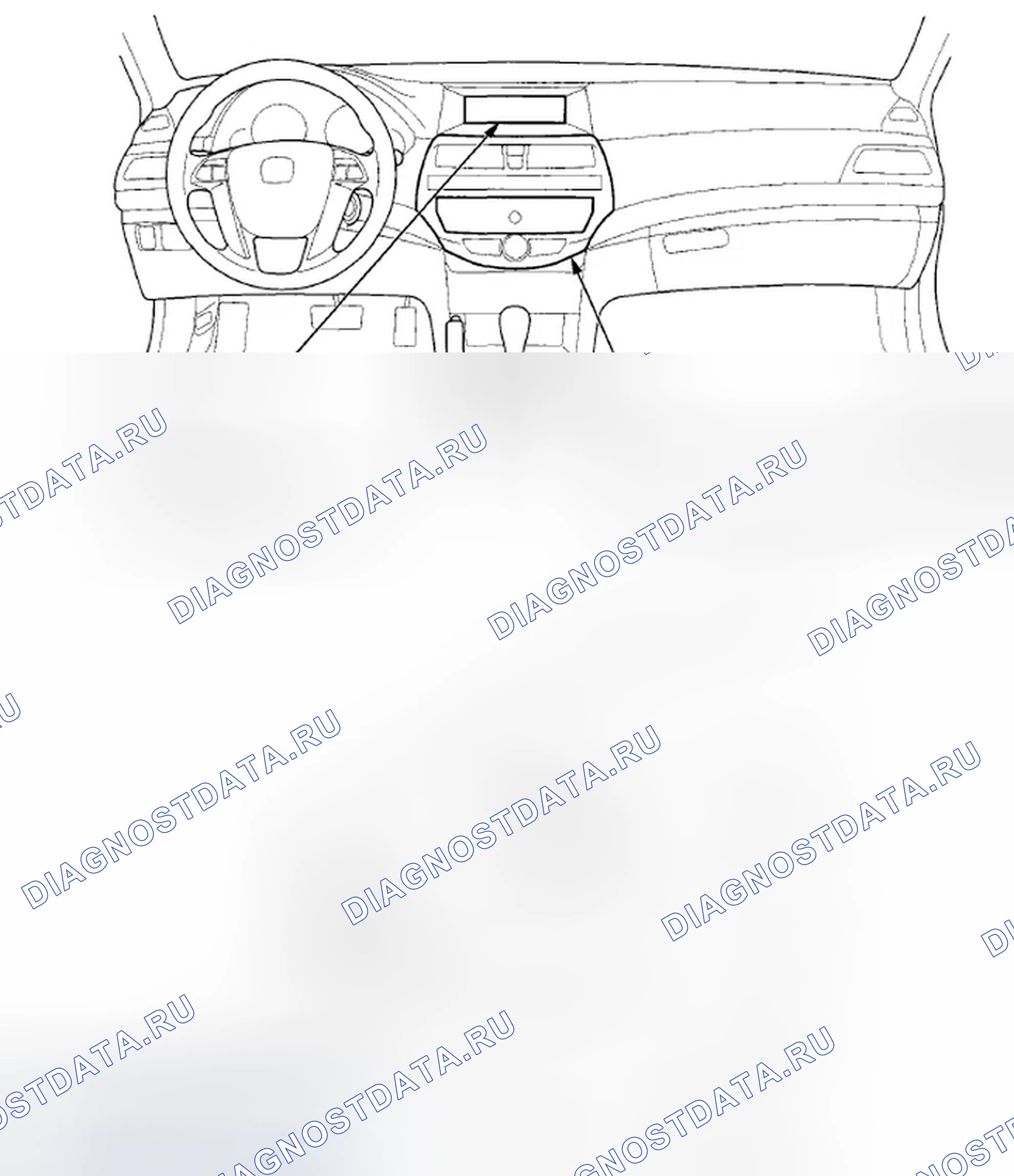 Рис. 445: Указатель расположения компонентов. Honda Accord VIII