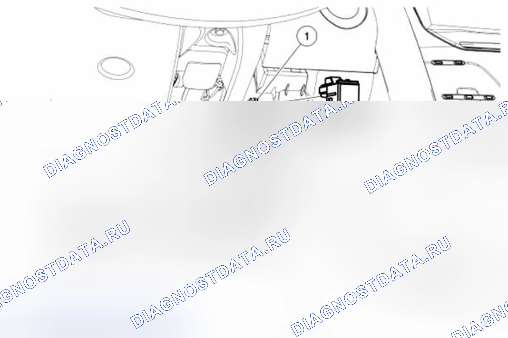 Рис. 267: Датчик температуры автомобиля. Hyundai Kona I