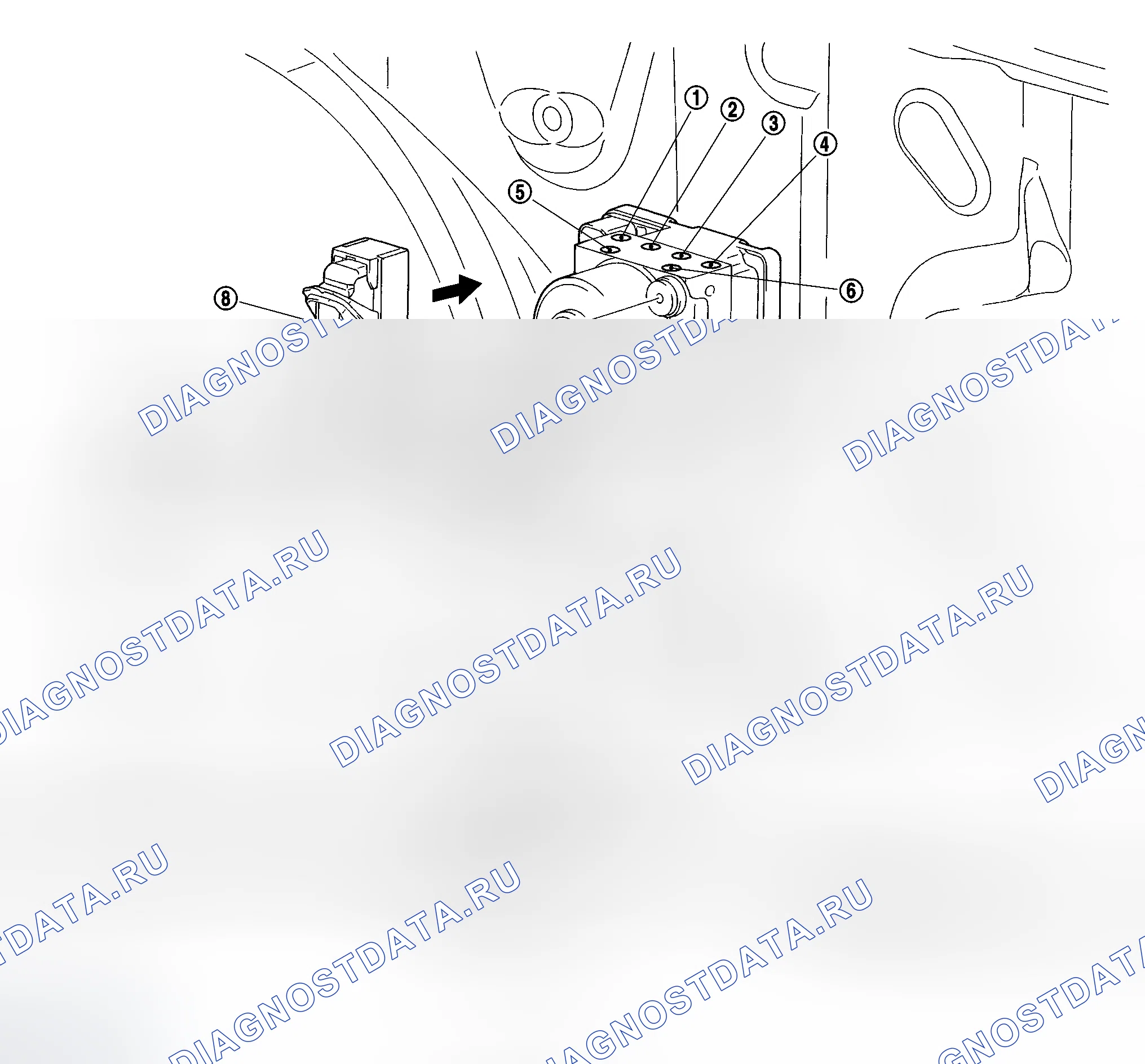 Рис. 96: Демонтаж и монтаж. Nissan Murano Z50
