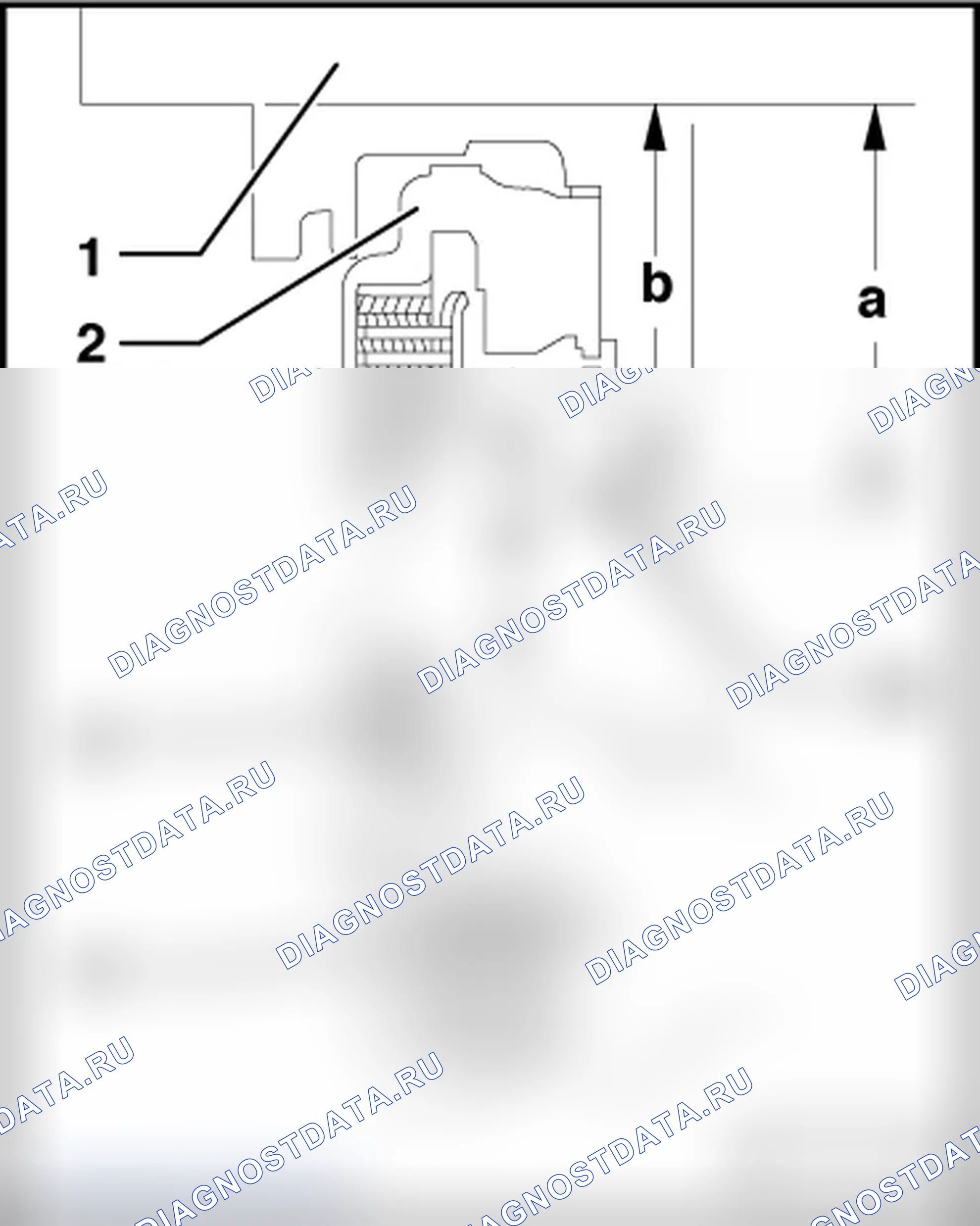 Рис. 93: ПРОКЛАДКА А, ОПРЕДЕЛЕНИЕ. Volkswagen New Beetle A4