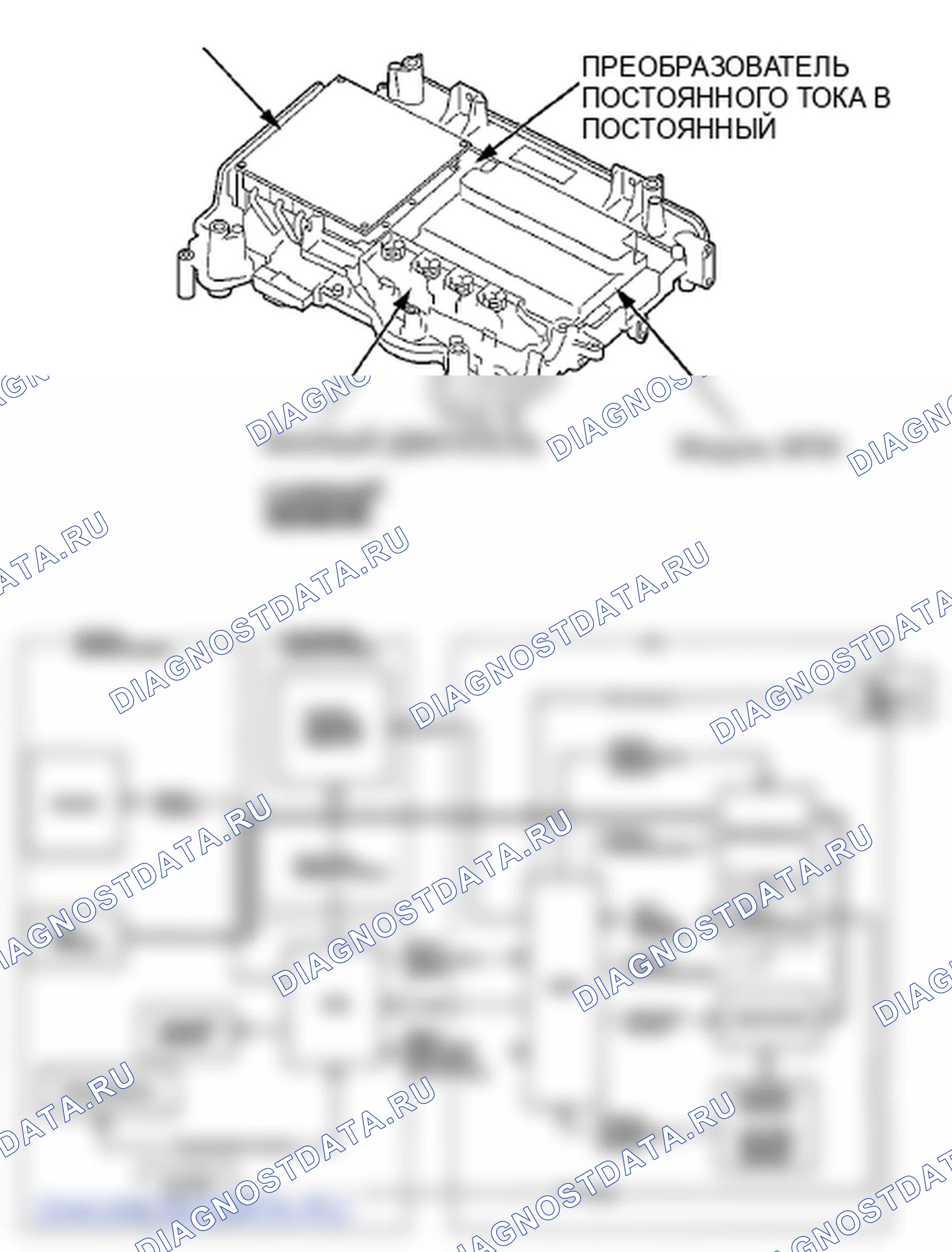 Рис. 237: Блок управления питанием (PCU). Honda Insight ZE2