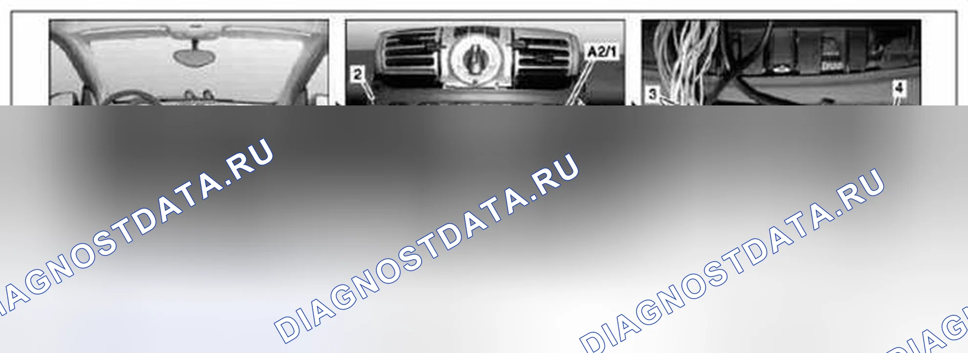 Рис. 67: Демонтаж / монтаж радиомодуля - AR82.60-P-7502MCU. Kia Soul I