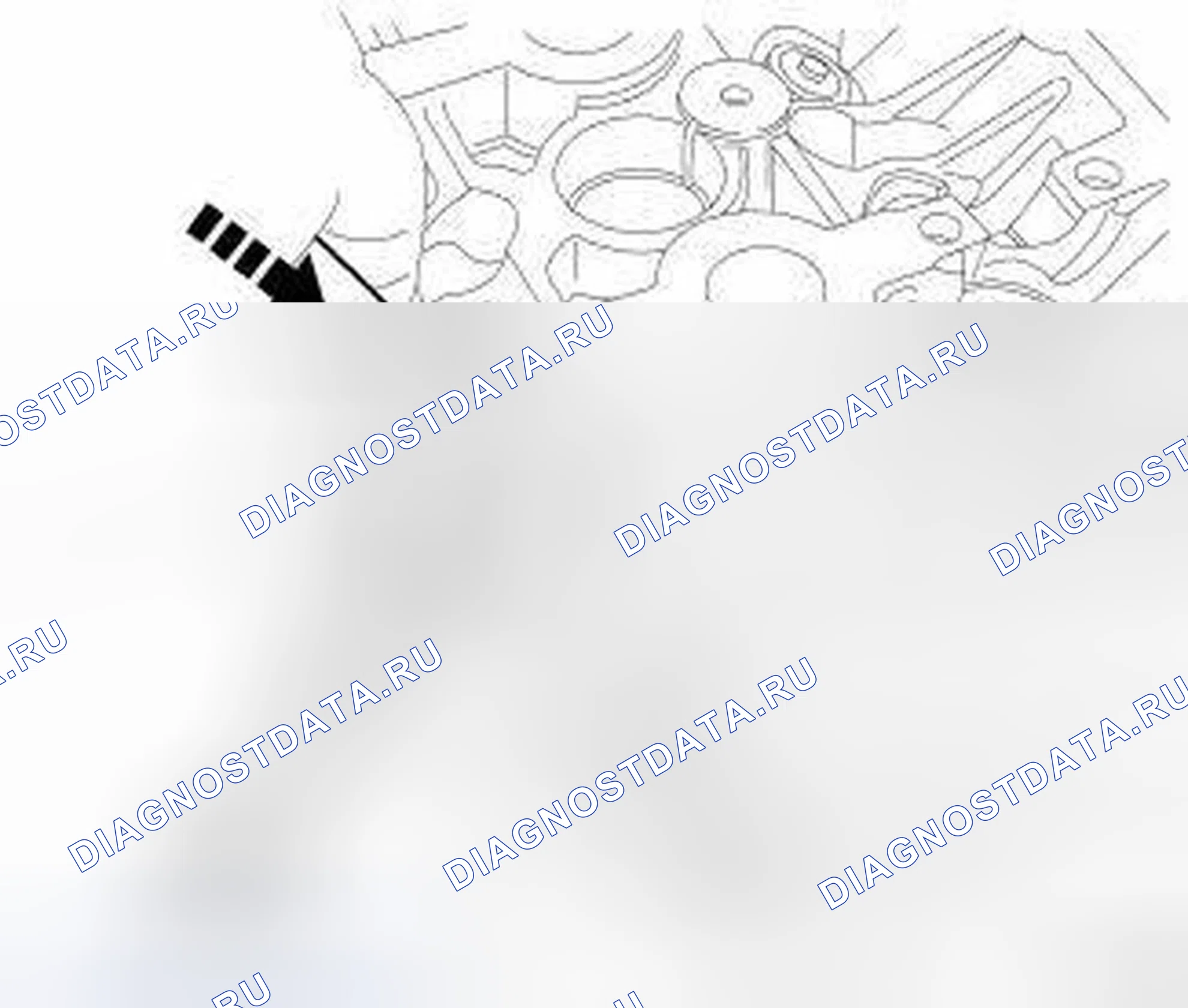 Рис. 496: ГОЛОВКА ЦИЛИНДРА ВКЛЮЧЕНА. Jeep Compass I рестайлинг