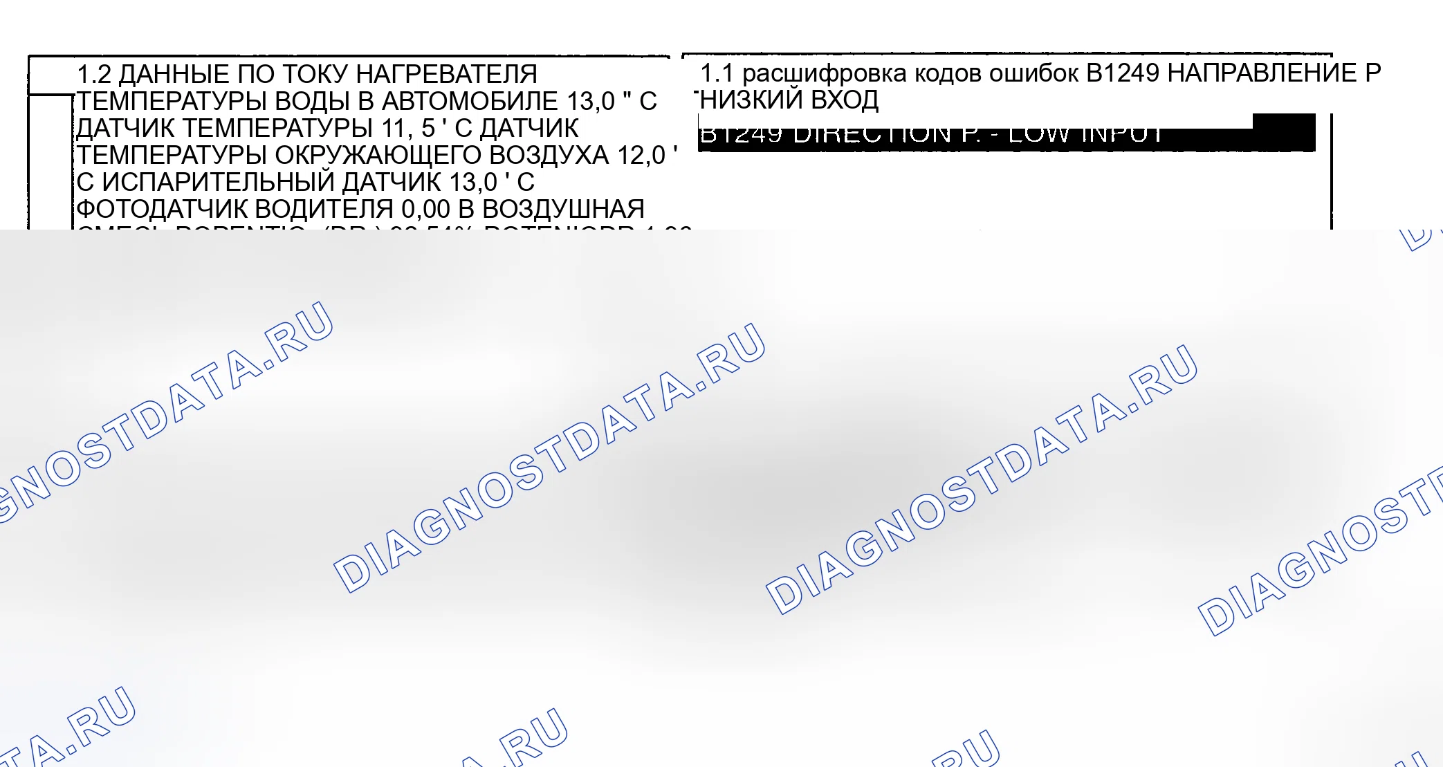 Рис. 149: МОНИТОРИНГ ДАННЫХ SCANTOOL. Haval Chitu I