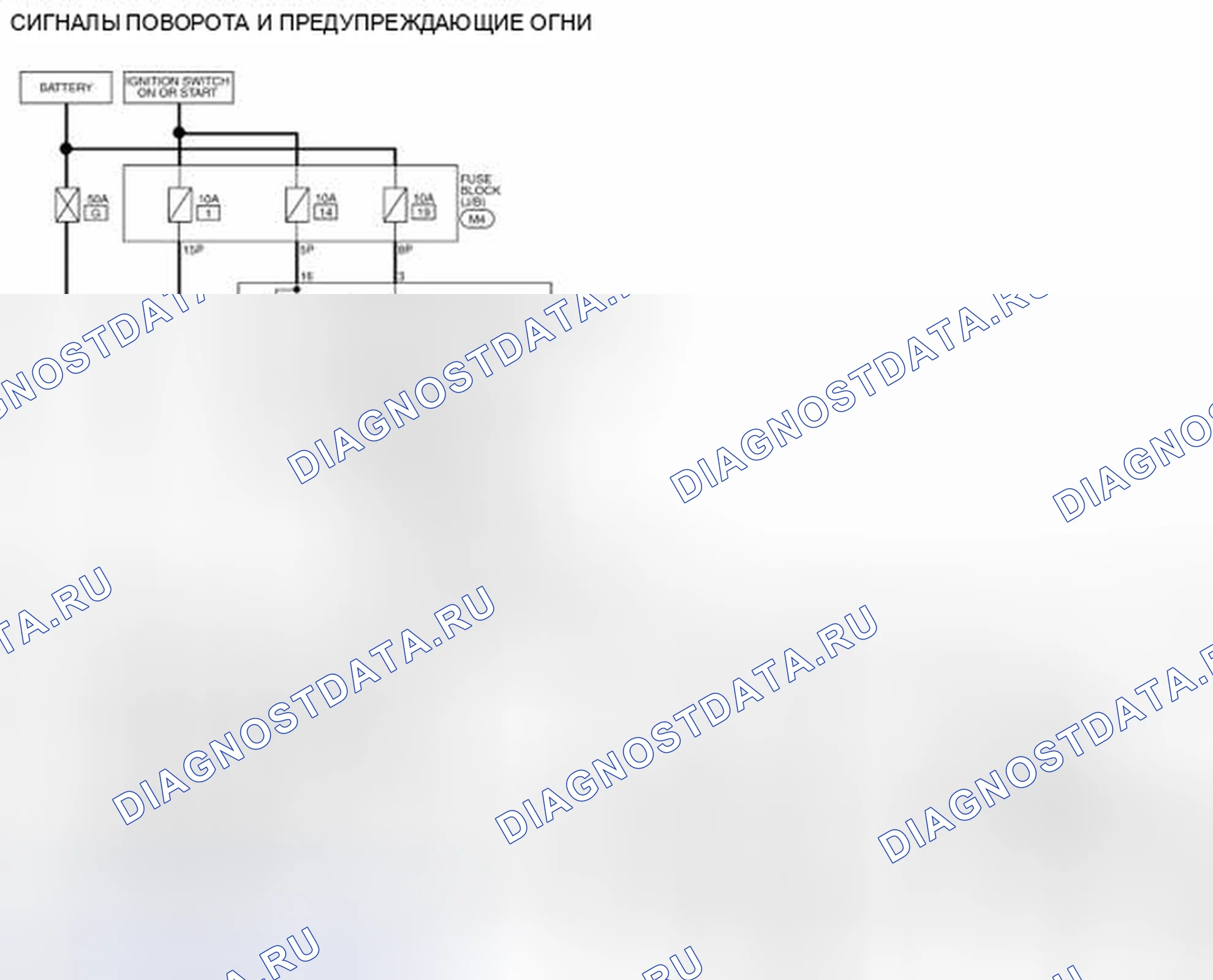 Рис. 77: электросхема. Nissan Pathfinder III рестайлинг