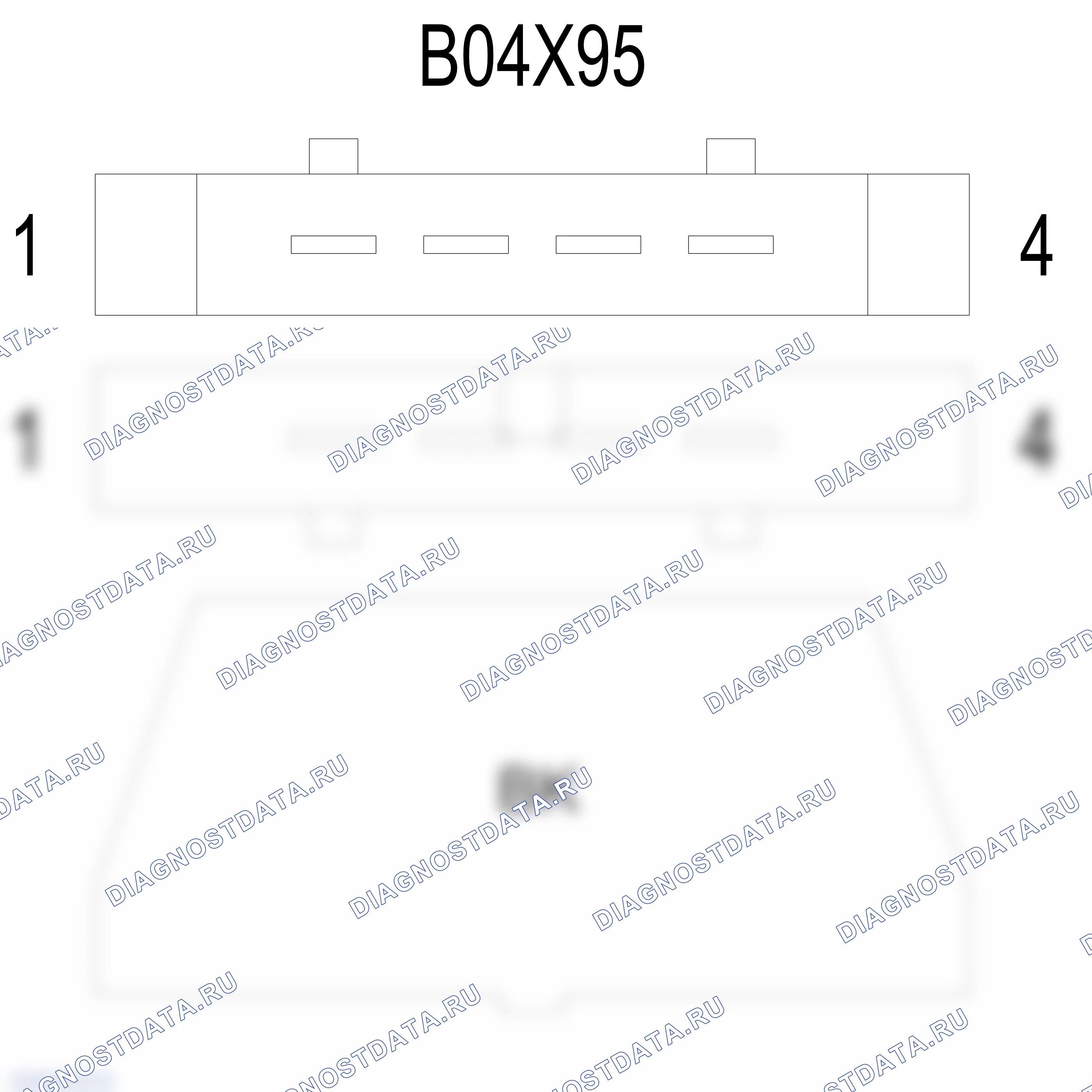 Распиновка разъёма 1J0 972 754 — внешний вид и расположение контактов. Porsche 718 Cayman 982