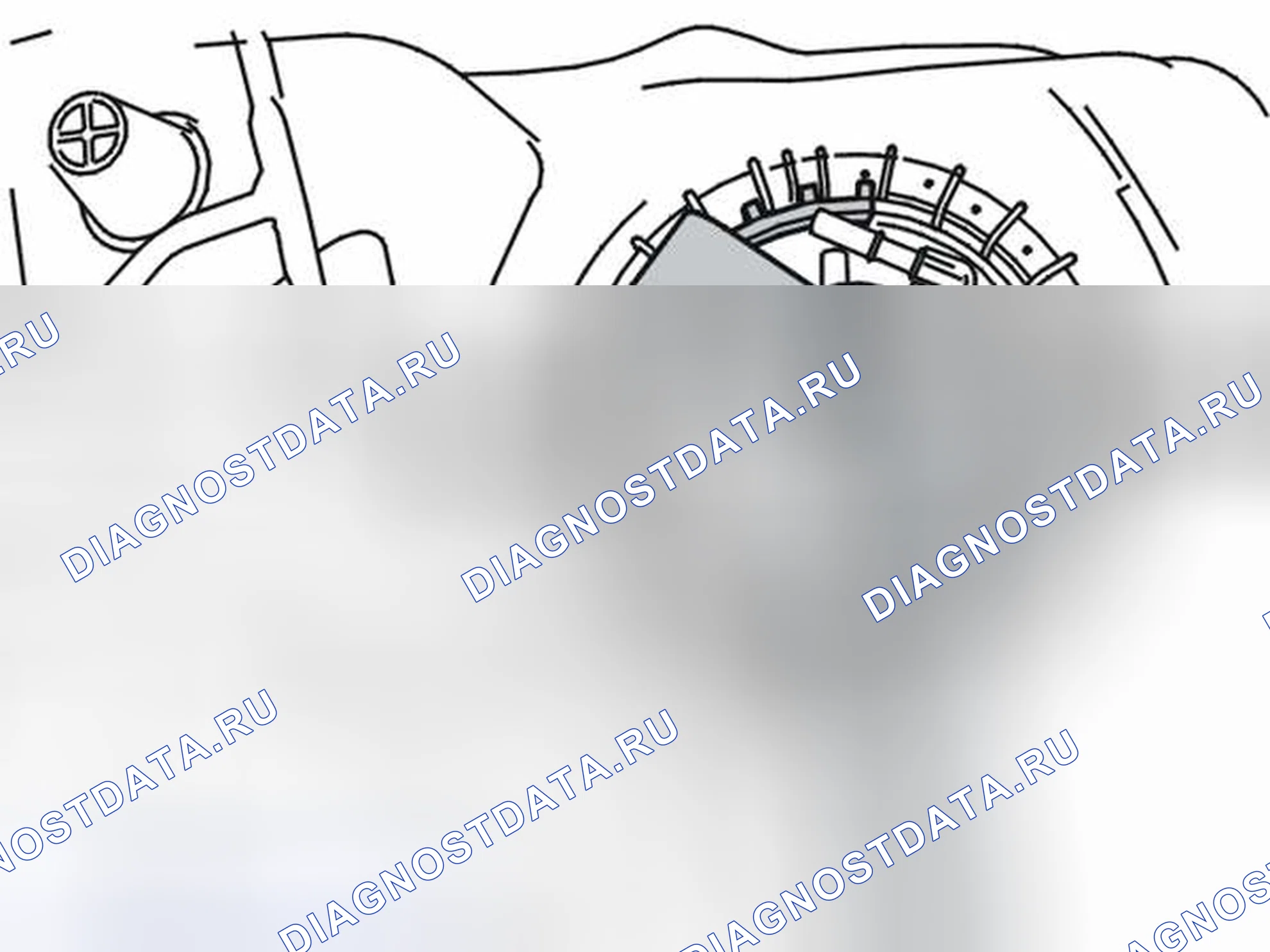 Рис. 49: ДЕМОНТАЖ ТОПЛИВНОГО НАСОСА (Тн). Volvo V50 I