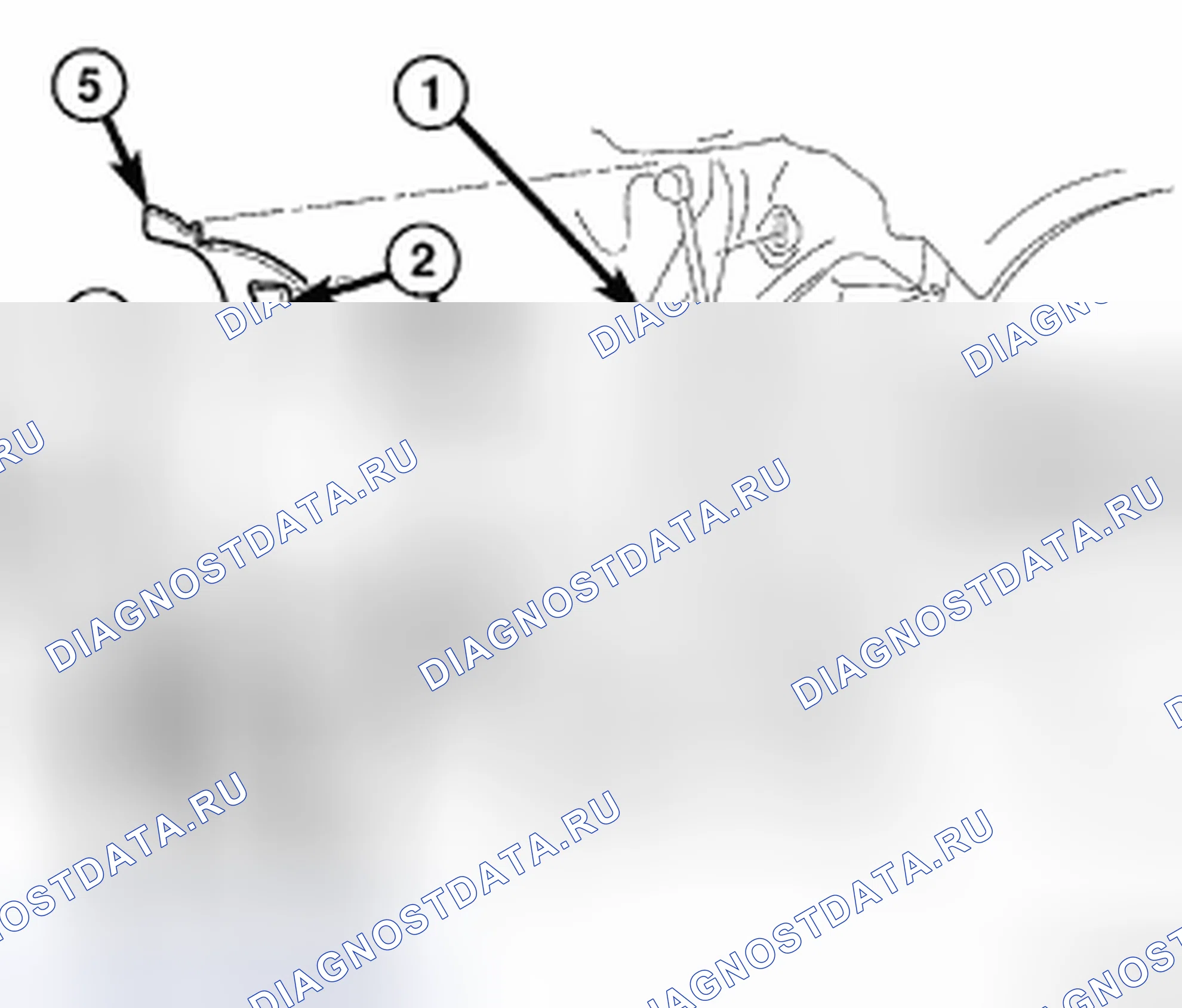 Рис. 397: TRIM-стойка D - верхний. Chrysler Town & Country V