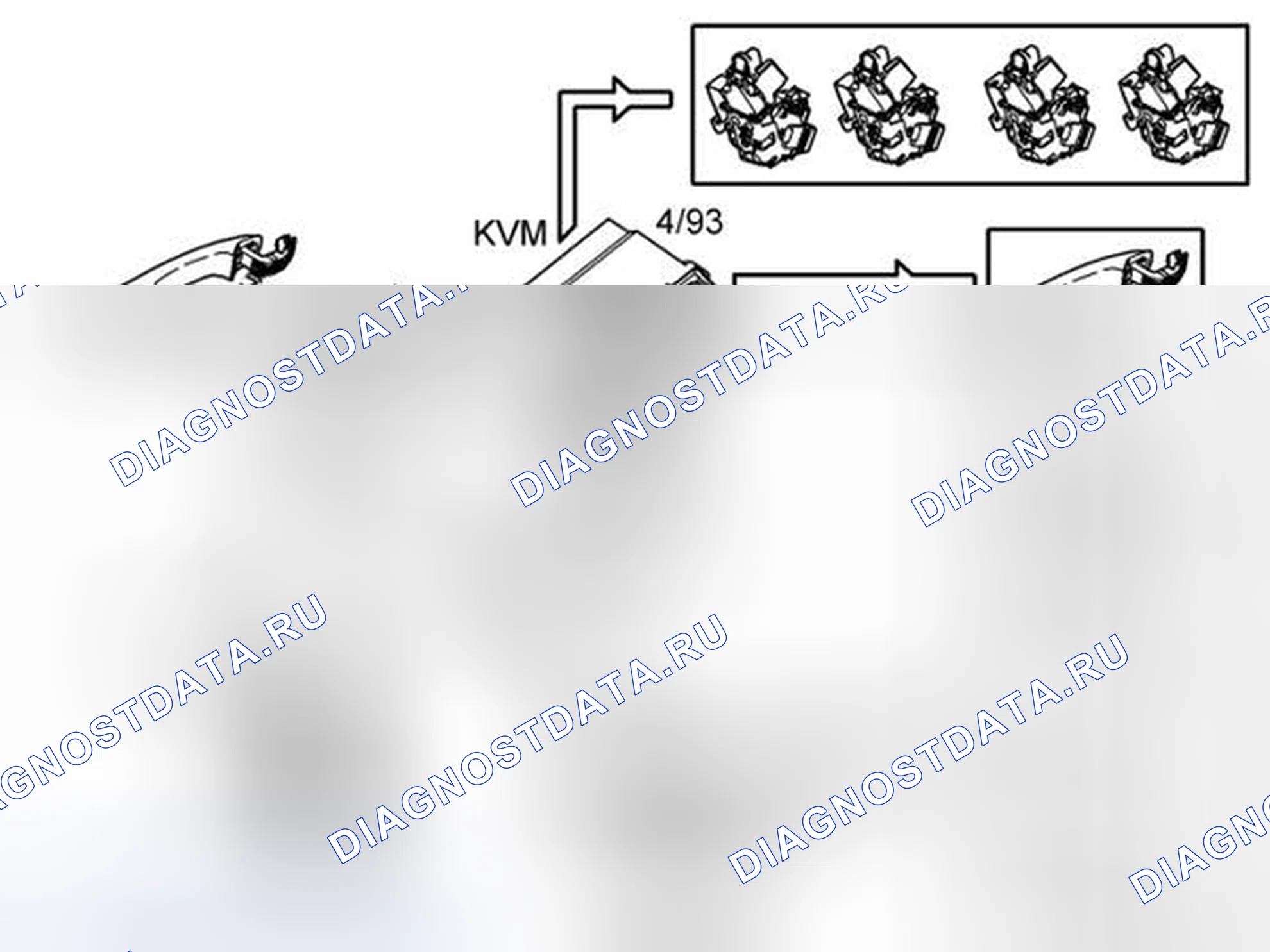 Рис. 683: БЛОКИРОВКА. Volvo S80 II рестайлинг