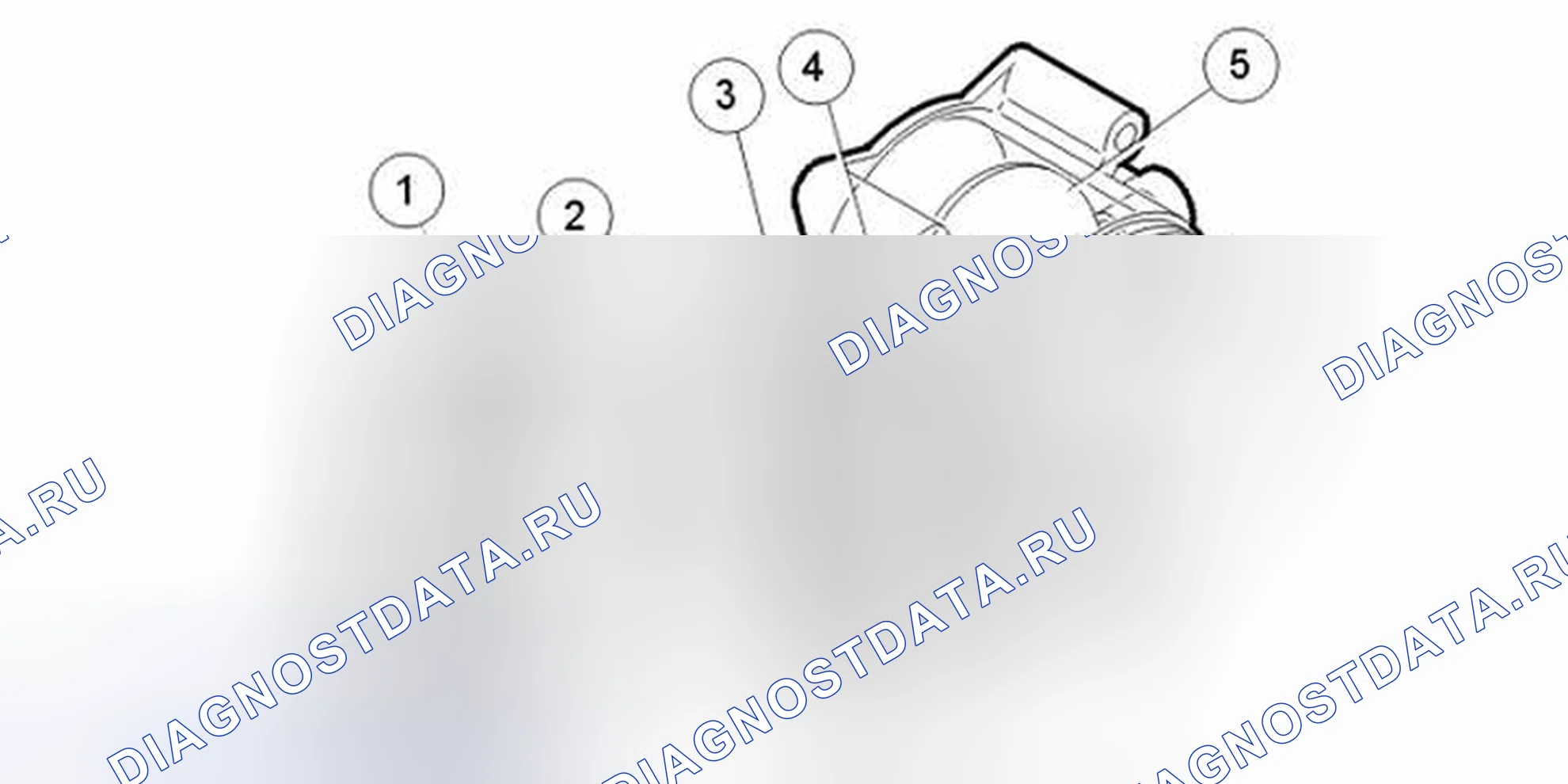 Рис. 619: ЭЛЕКТРОННЫЙ ДРОССЕЛЬНЫЙ БЛОК. Volvo S40 II рестайлинг