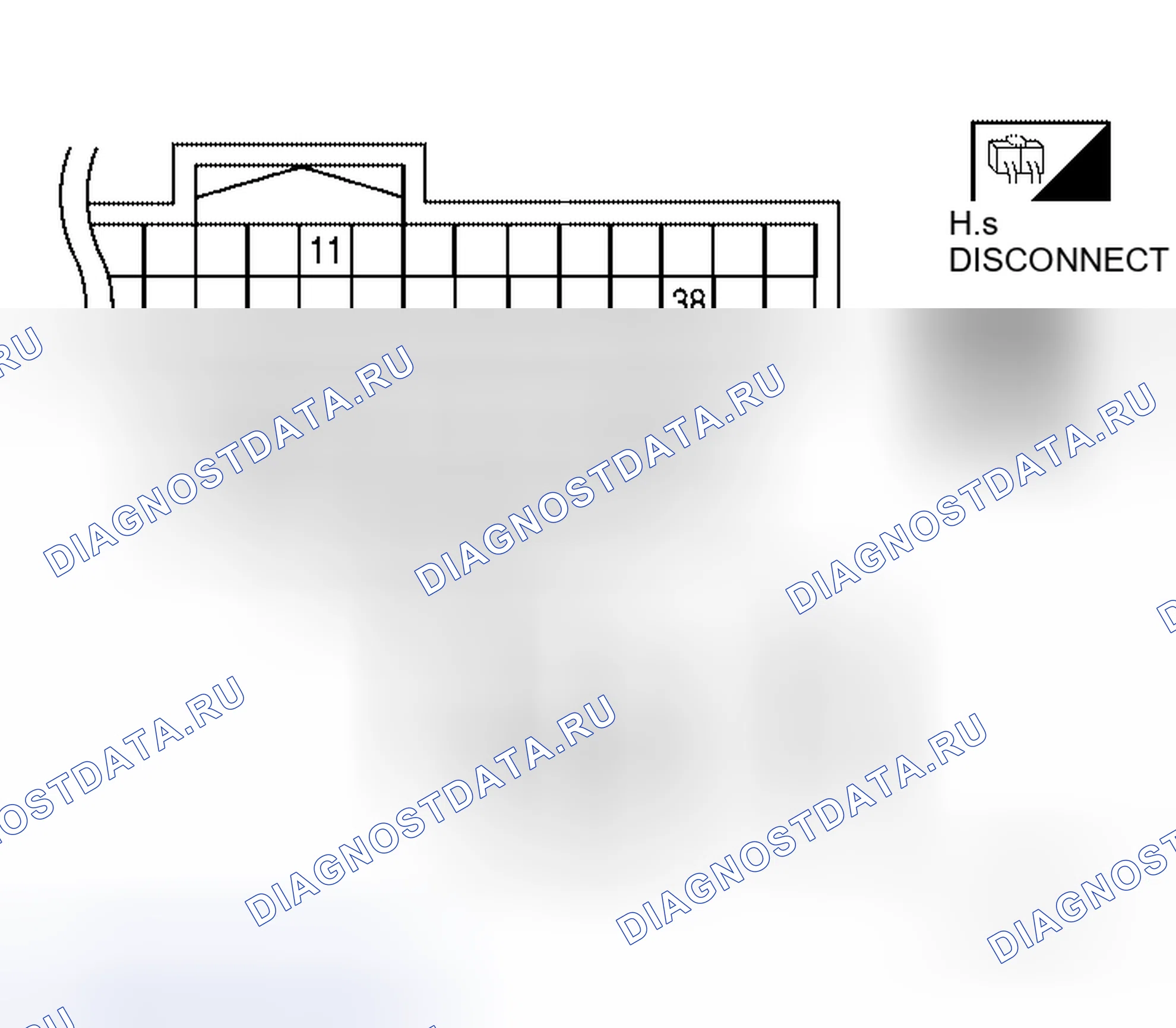 Рис. 19: Проверка источника питания и цепи массы BCM. Honda Odyssey I