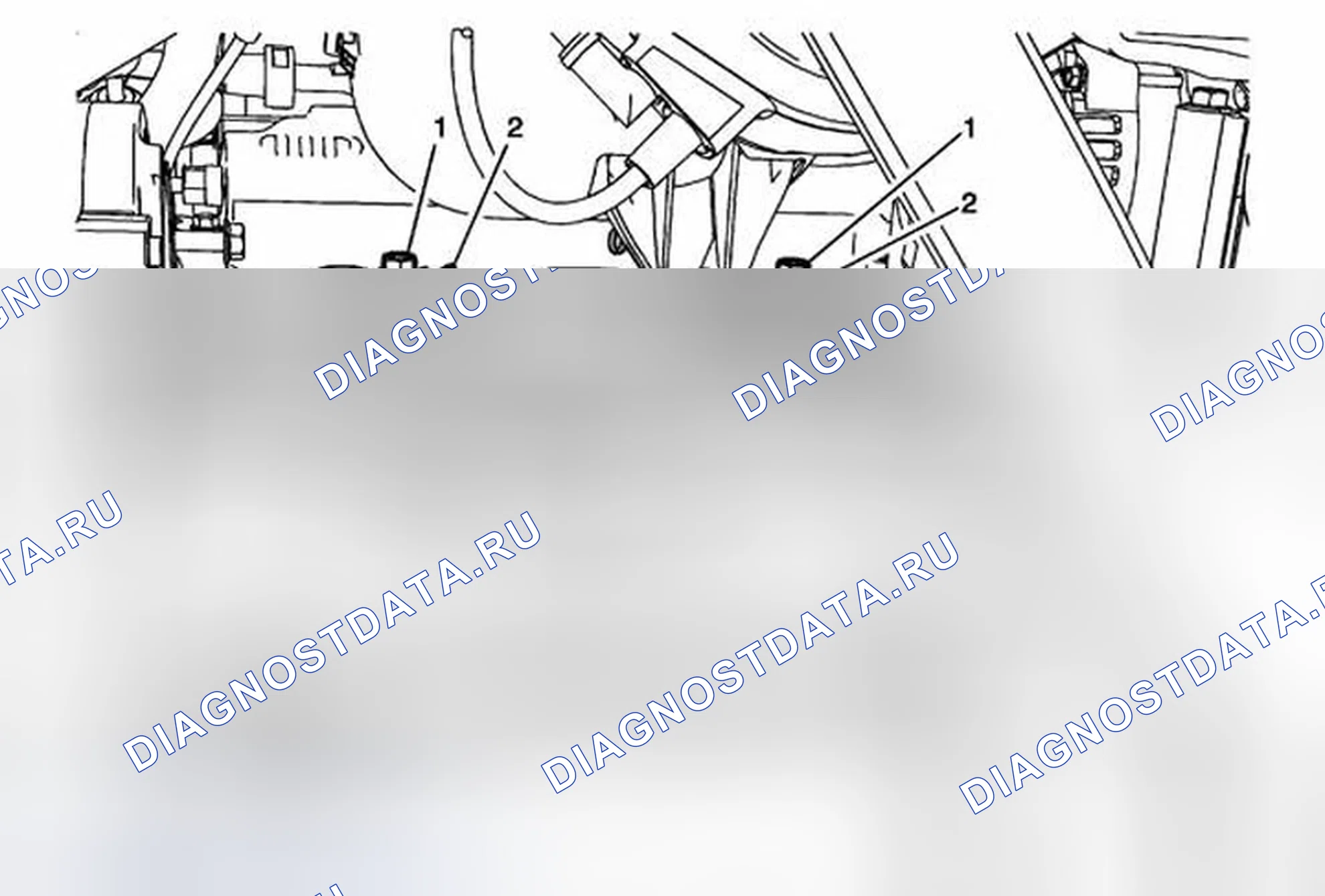 Рис. 6: Замена датчика детонации. Cadillac ATS I