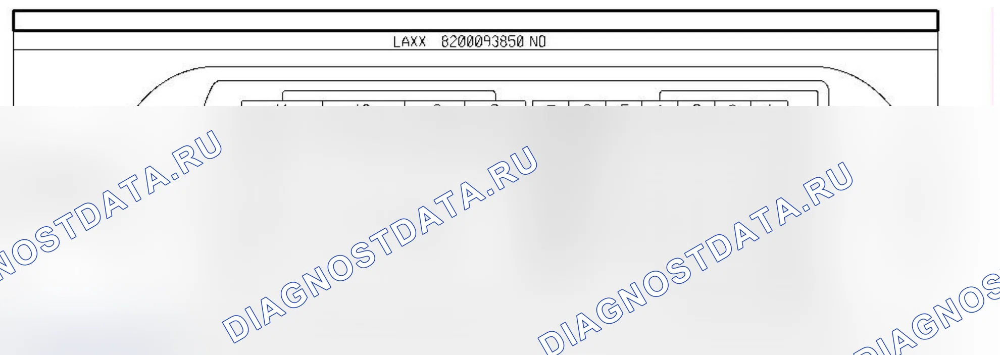 Распиновка разъёма R3 — Раз. элпров. приб. пан./водит. двери. Renault Kangoo II