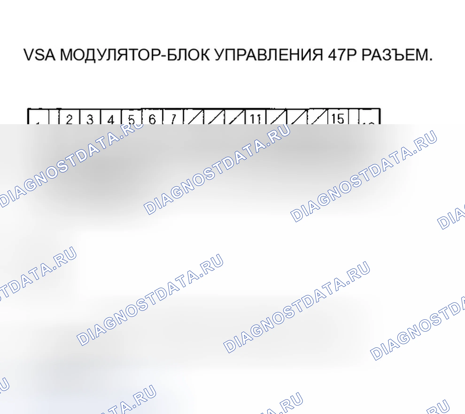 Рис. 50: Индикатор VSA не гаснет, и коды неисправностей не сохраняются. Honda Odyssey I