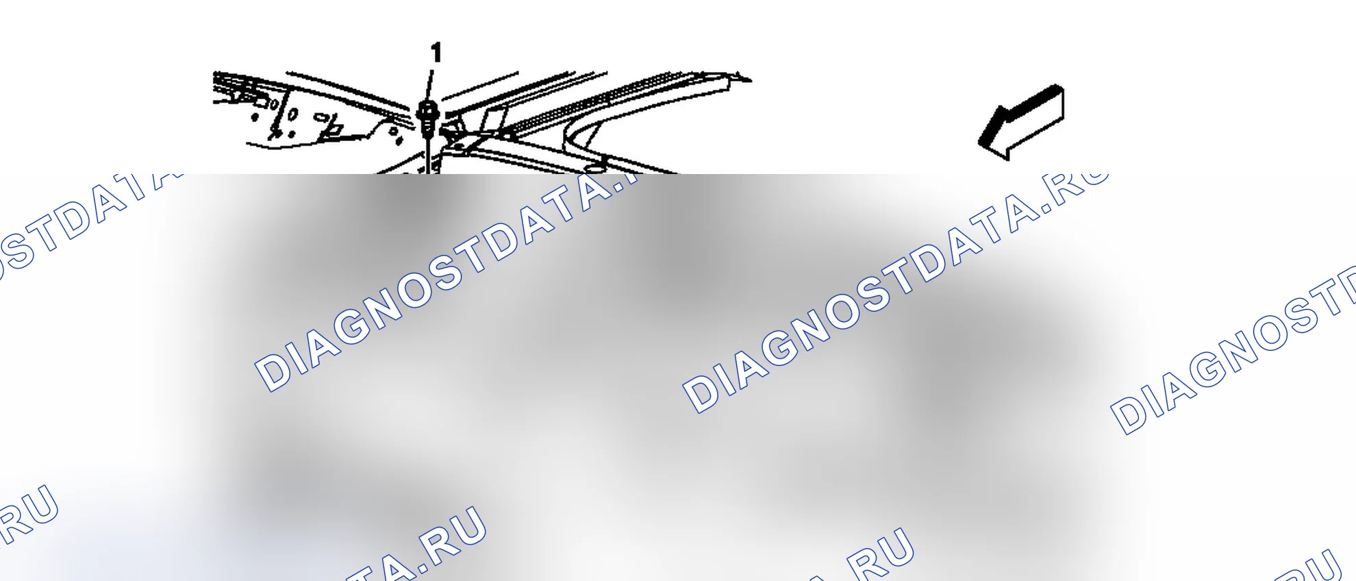 Рис. 11: Замена якоря детского удерживающего устройства (седан). Pontiac G6 I final