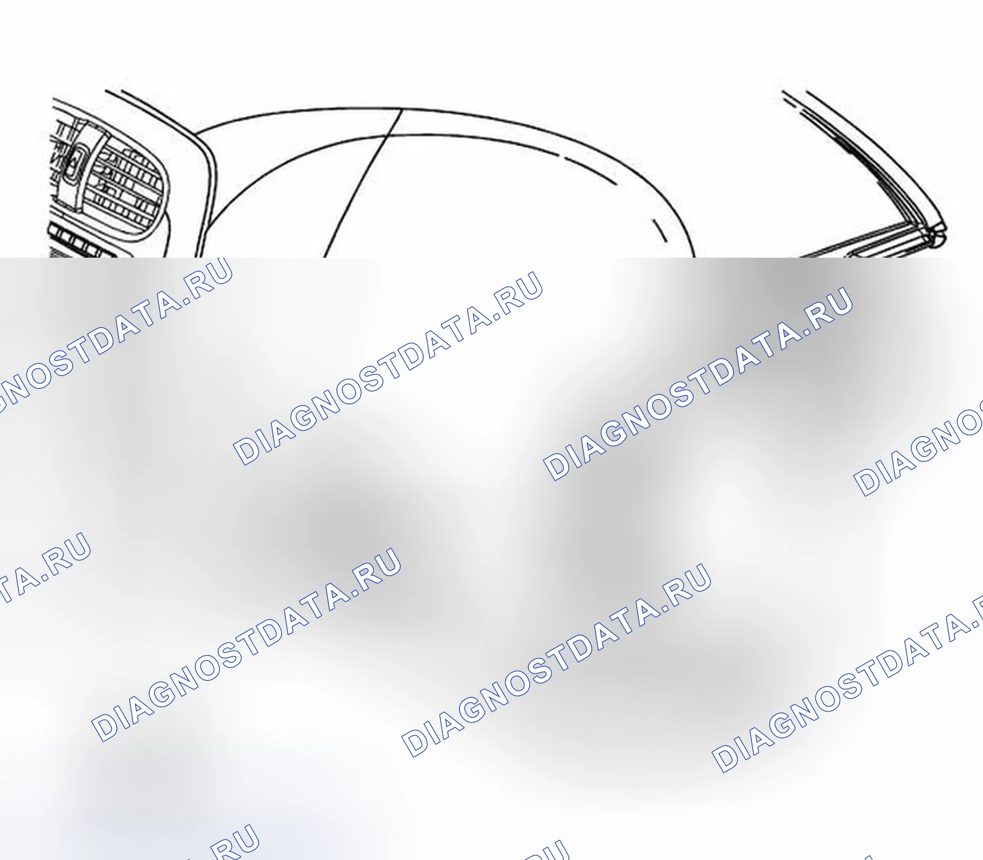 Рис. 19: Замена выключателя охранной сигнализации. Chevrolet Corvette C6