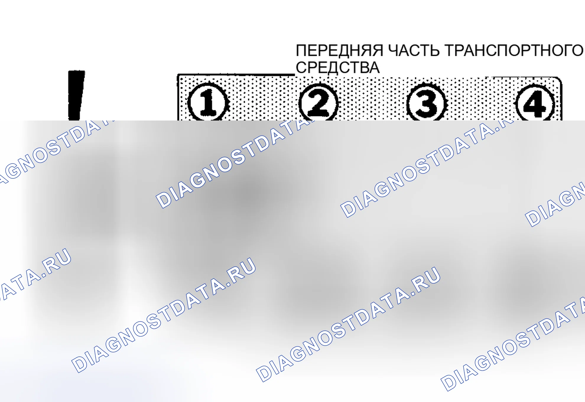 Рис. 7: Порядок зажигания 5.0L (VIN M) и 5.8L (VIN G, H и W) с EEC-III (двухуровневый ротор). Ford Bronco III