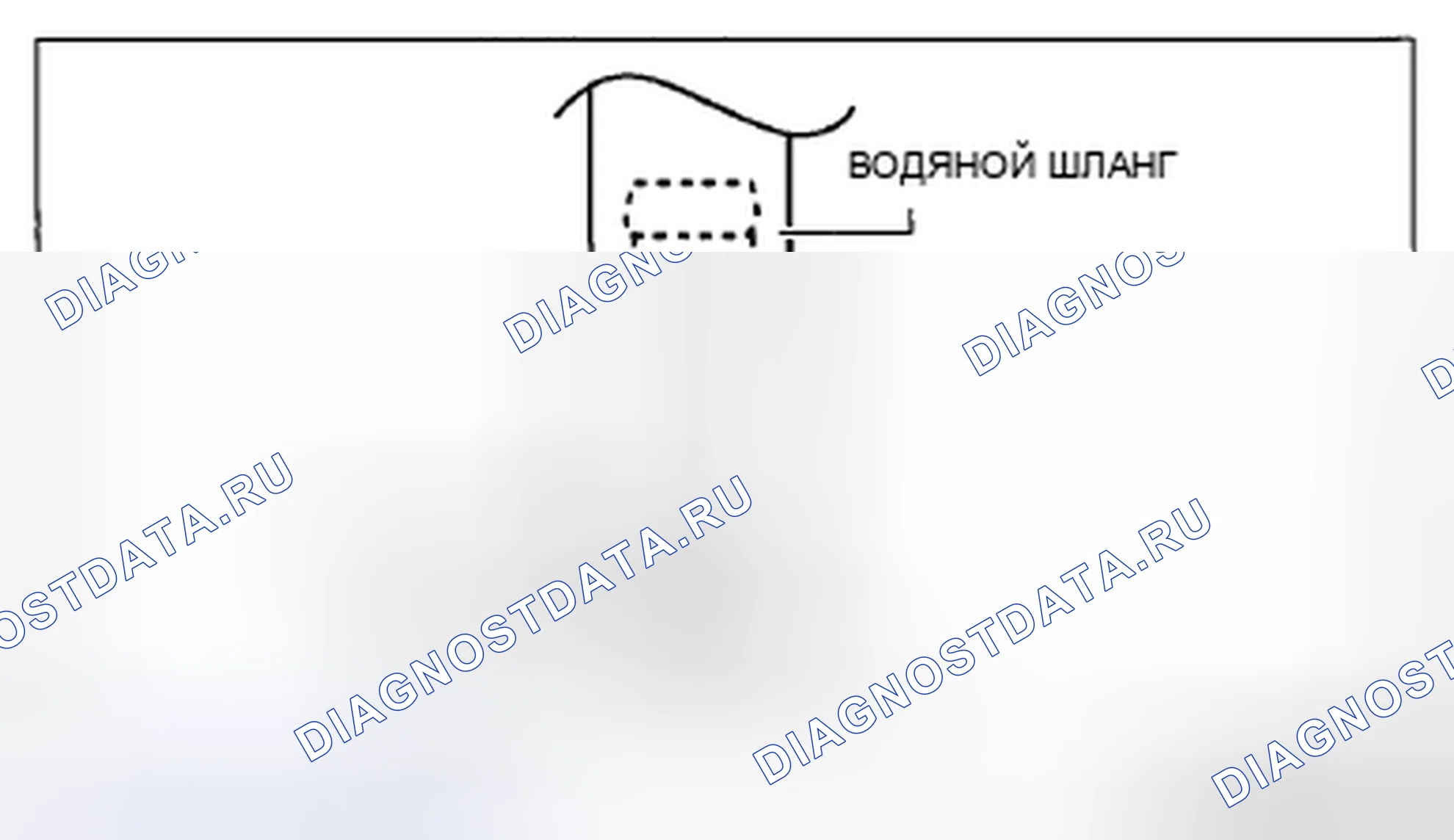 Рис. 1202: Примечание по установке шланга для воды. Mazda CX-5 I