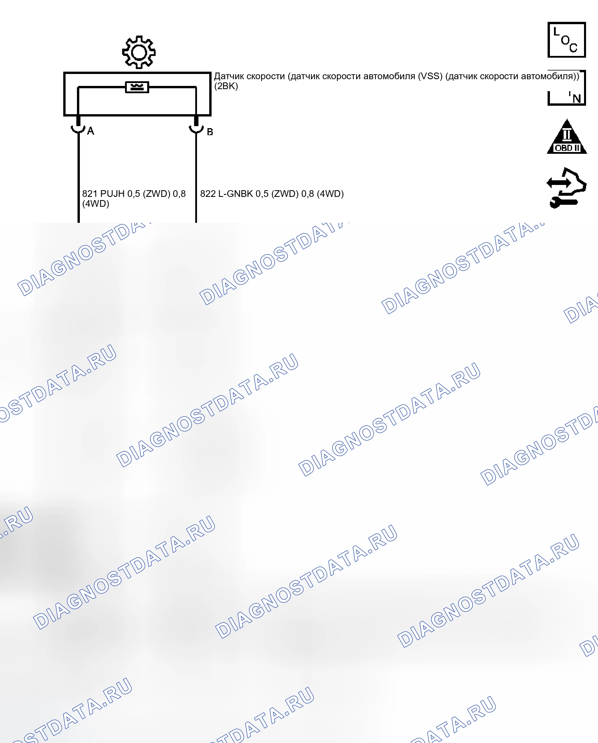 Рис. 400: P0502 расшифровка кода ошибки. GMC Sierra 1500 