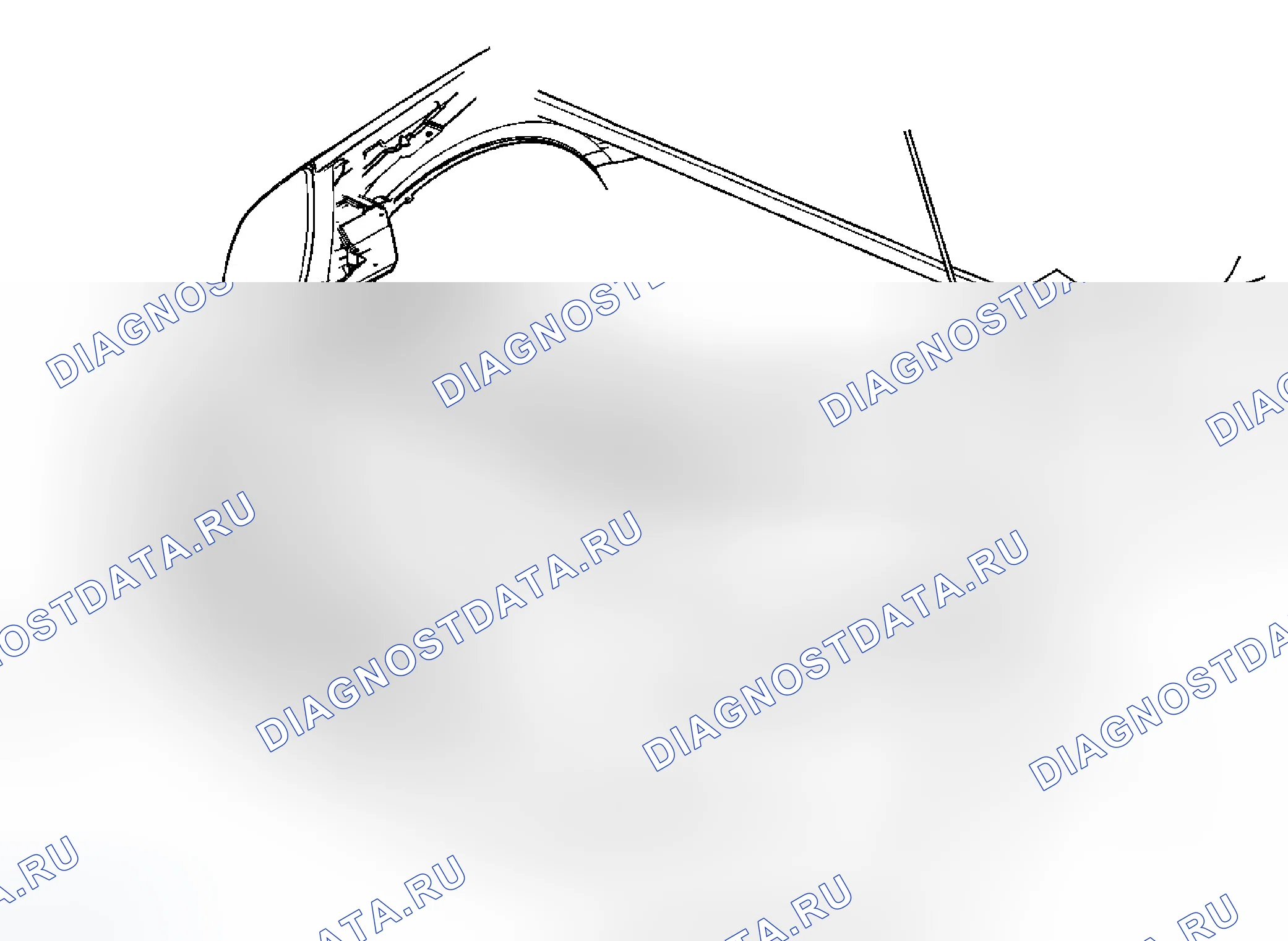 Рис. 11: Замена решетки Fascia (Buick). Chevrolet Uplander I