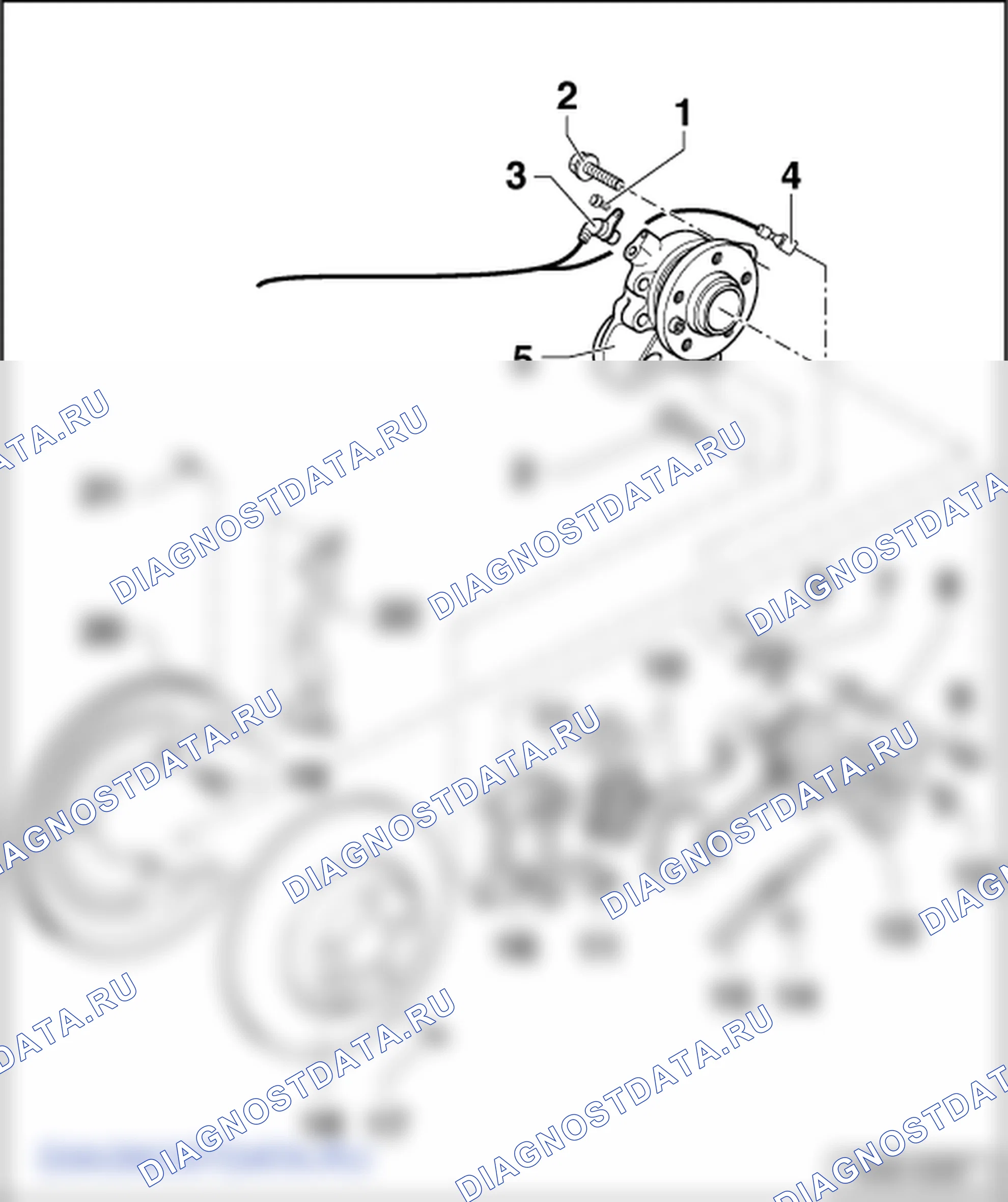 Ремонт задних тормозов. SEAT Alhambra I