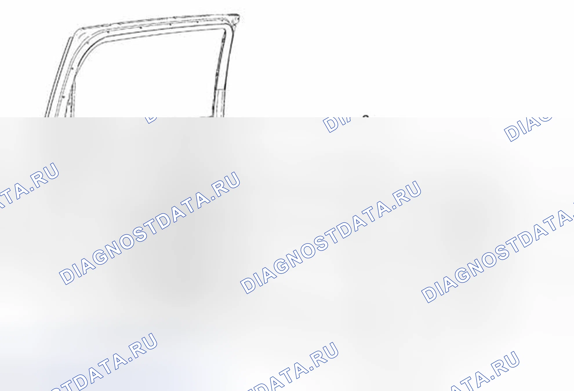 Рис. 48: Замена отделки задней боковой двери. Chevrolet Orlando I