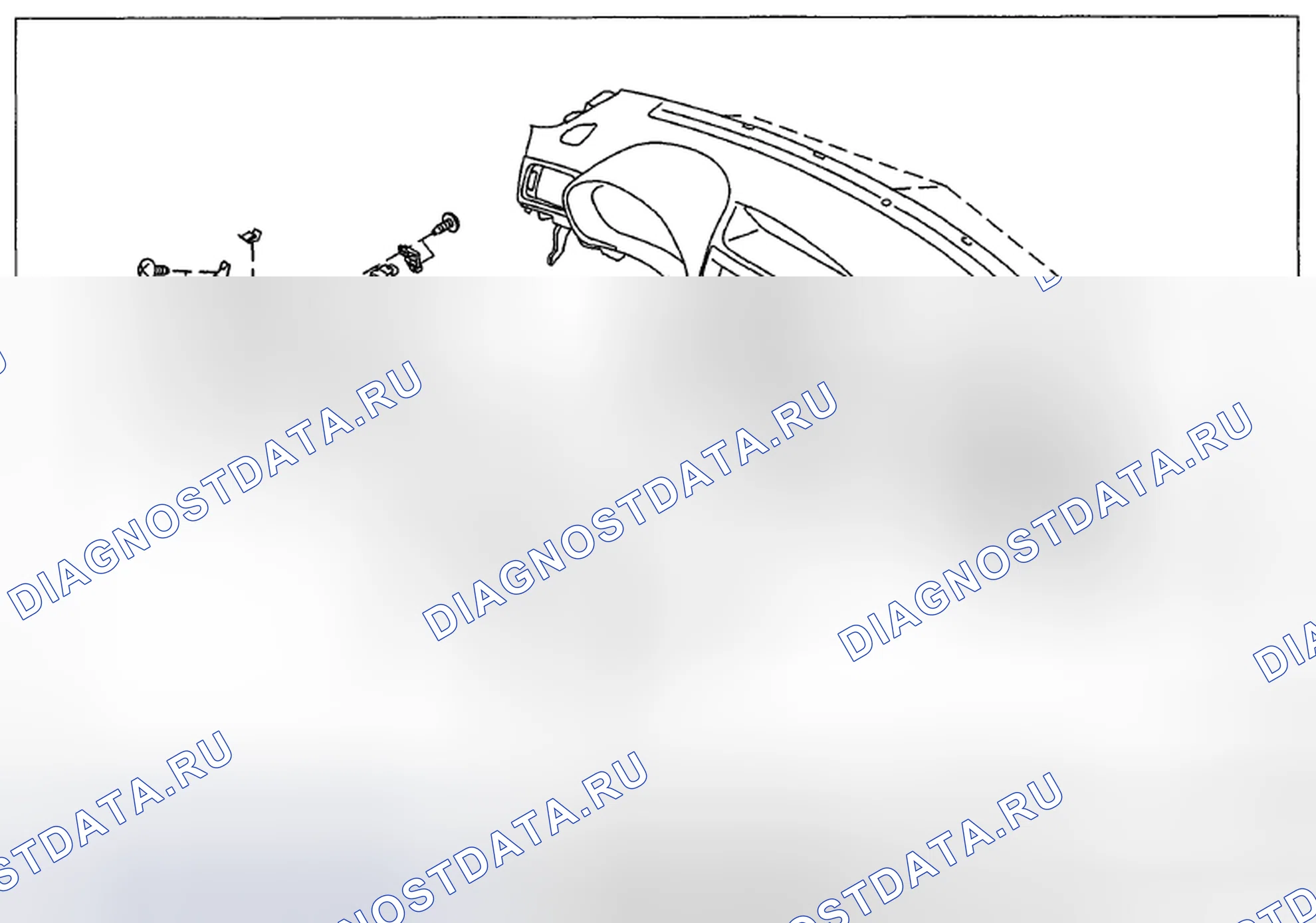 Рис. 175: ПРИБОРНАЯ ПАНЕЛЬ. Subaru Impreza GH