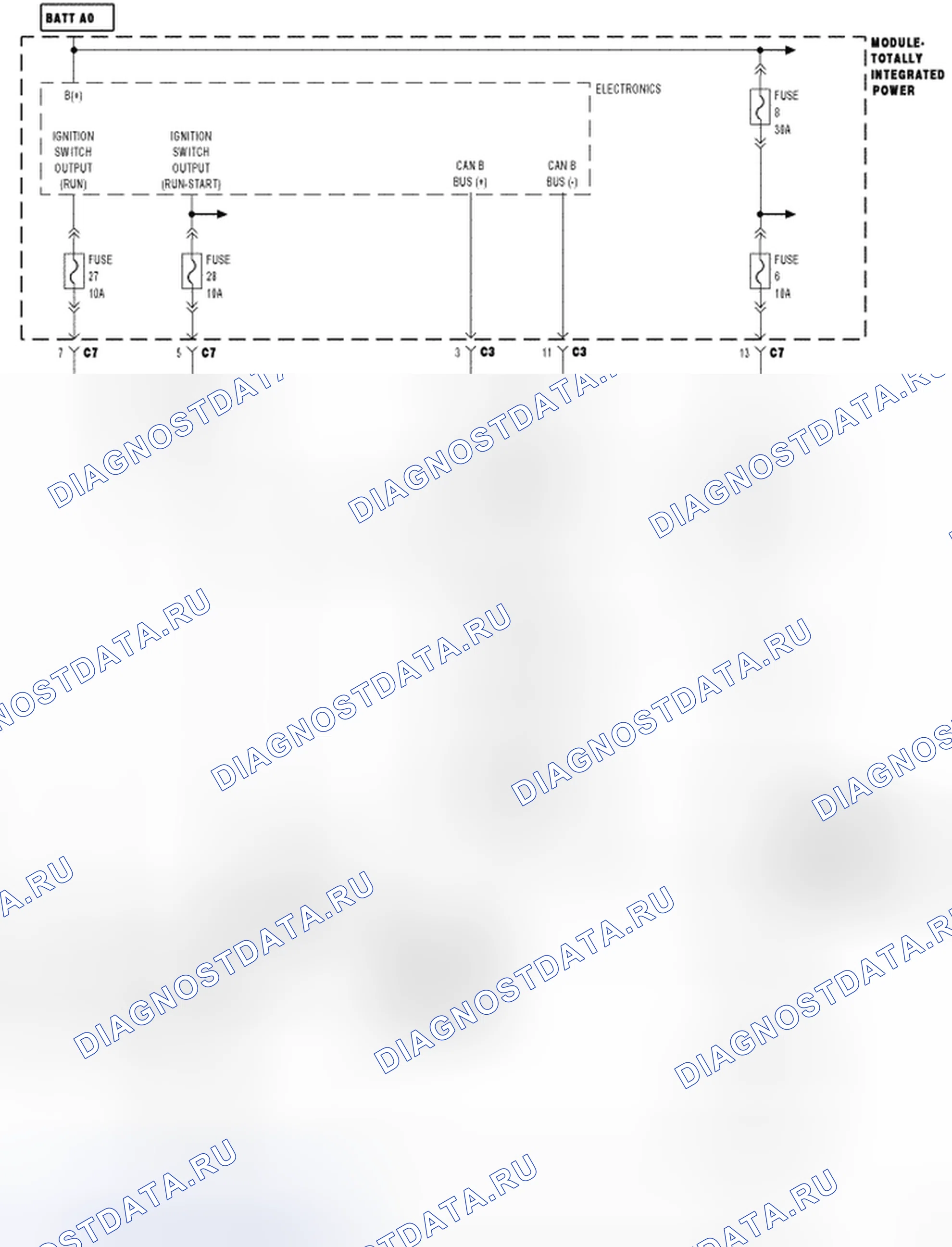 Рис. 83: Принципиальная схема. Dodge Cab & Chassis R3500 HD transition