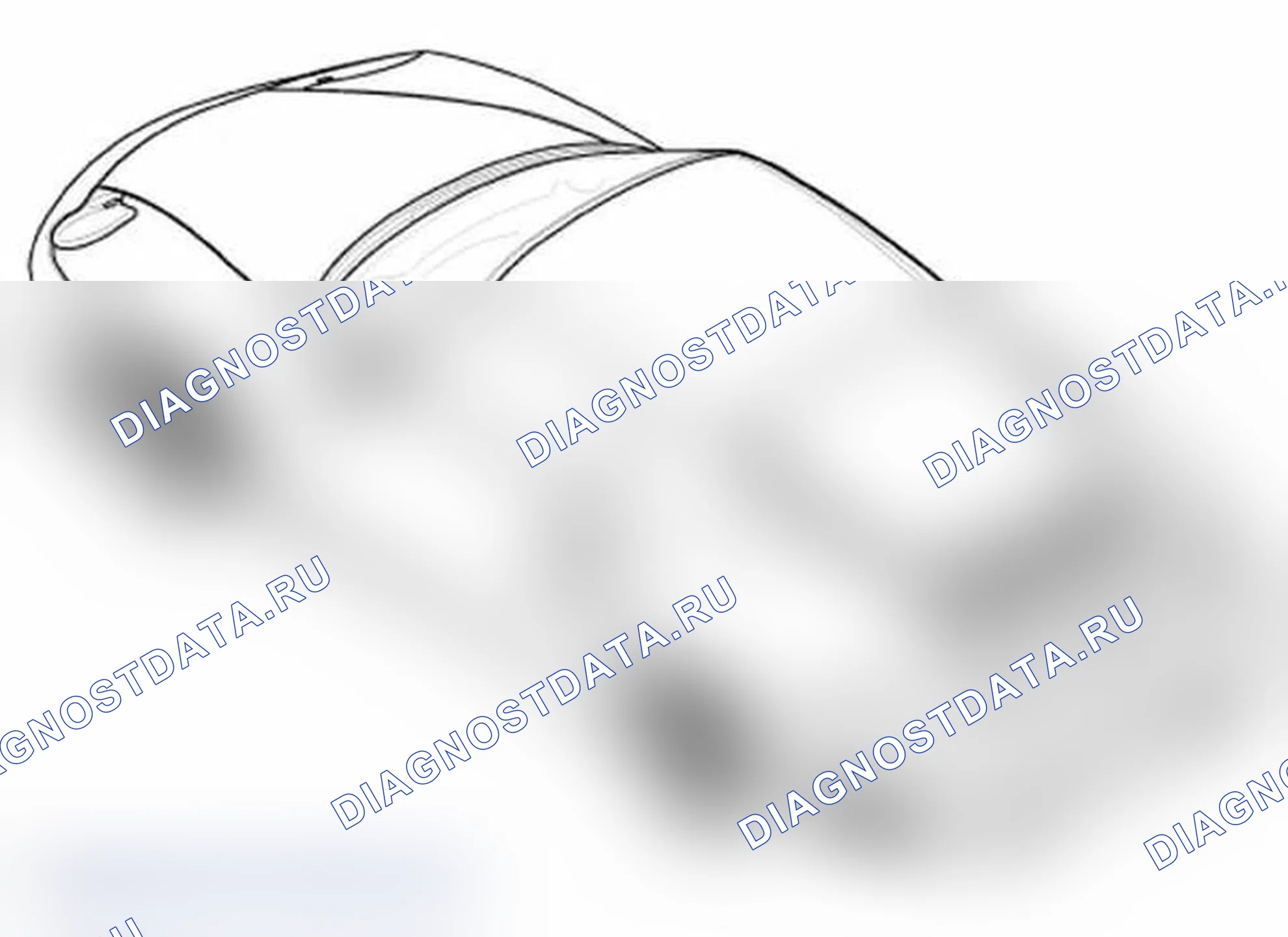 Рис. 195: Снятие и установка заднего спойлера. Porsche 911 GT2 996