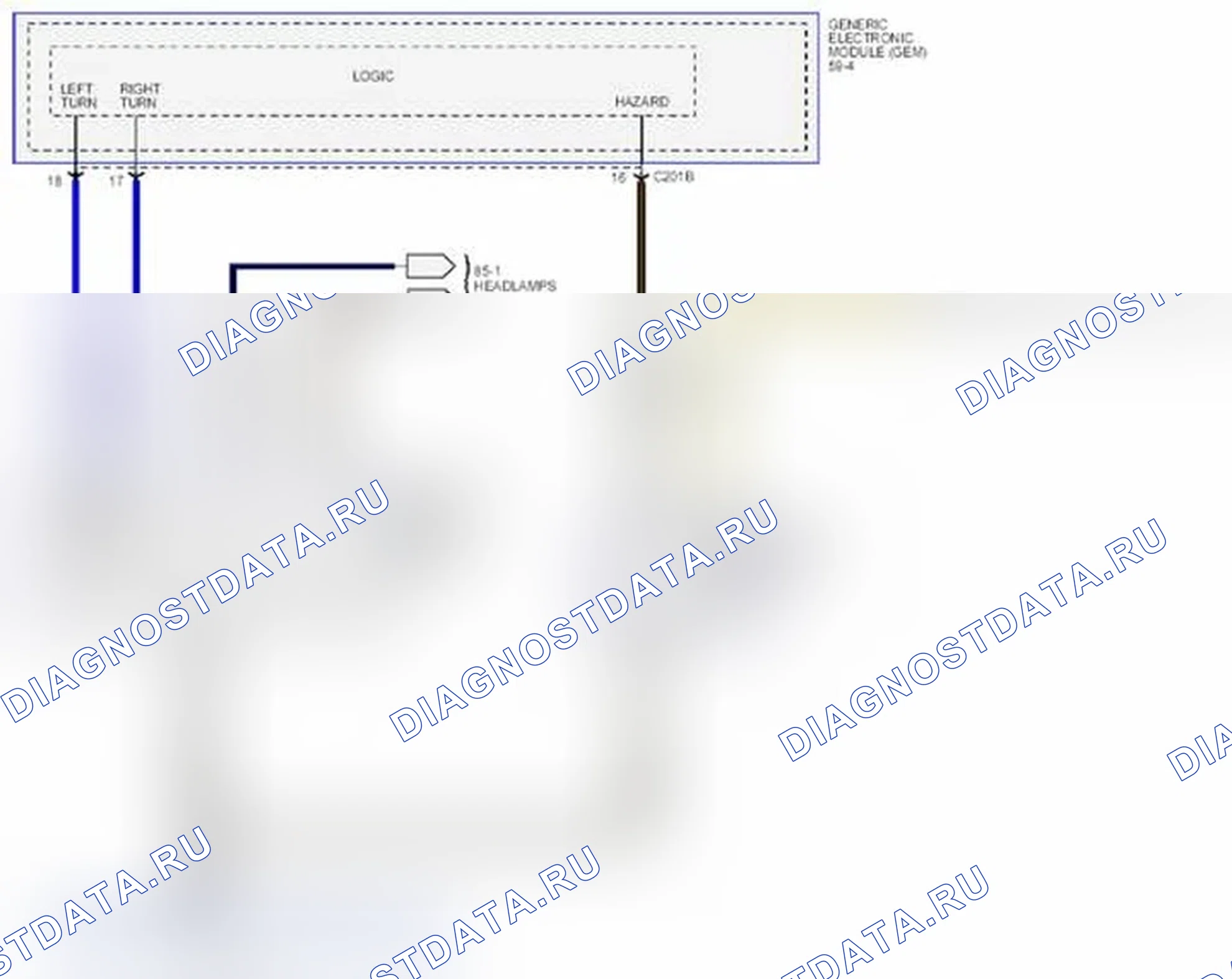 Рис. 347: Лампы Signal_Stop_Hazard поворота. Ford Transit Connect I рестайлинг