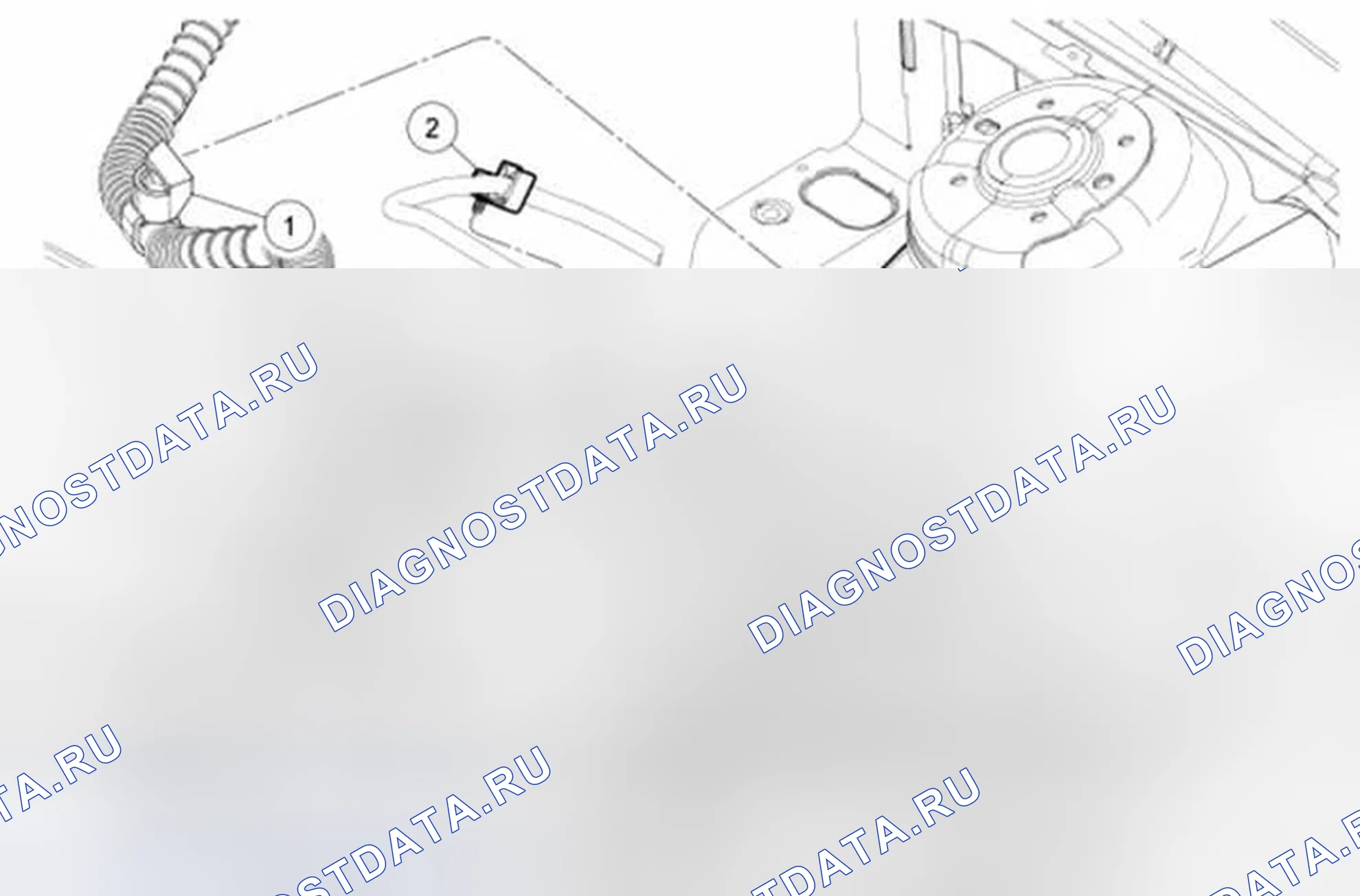 Рис. 628: Труба и шланги для усиления звука. Ford Mustang V рестайлинг 2