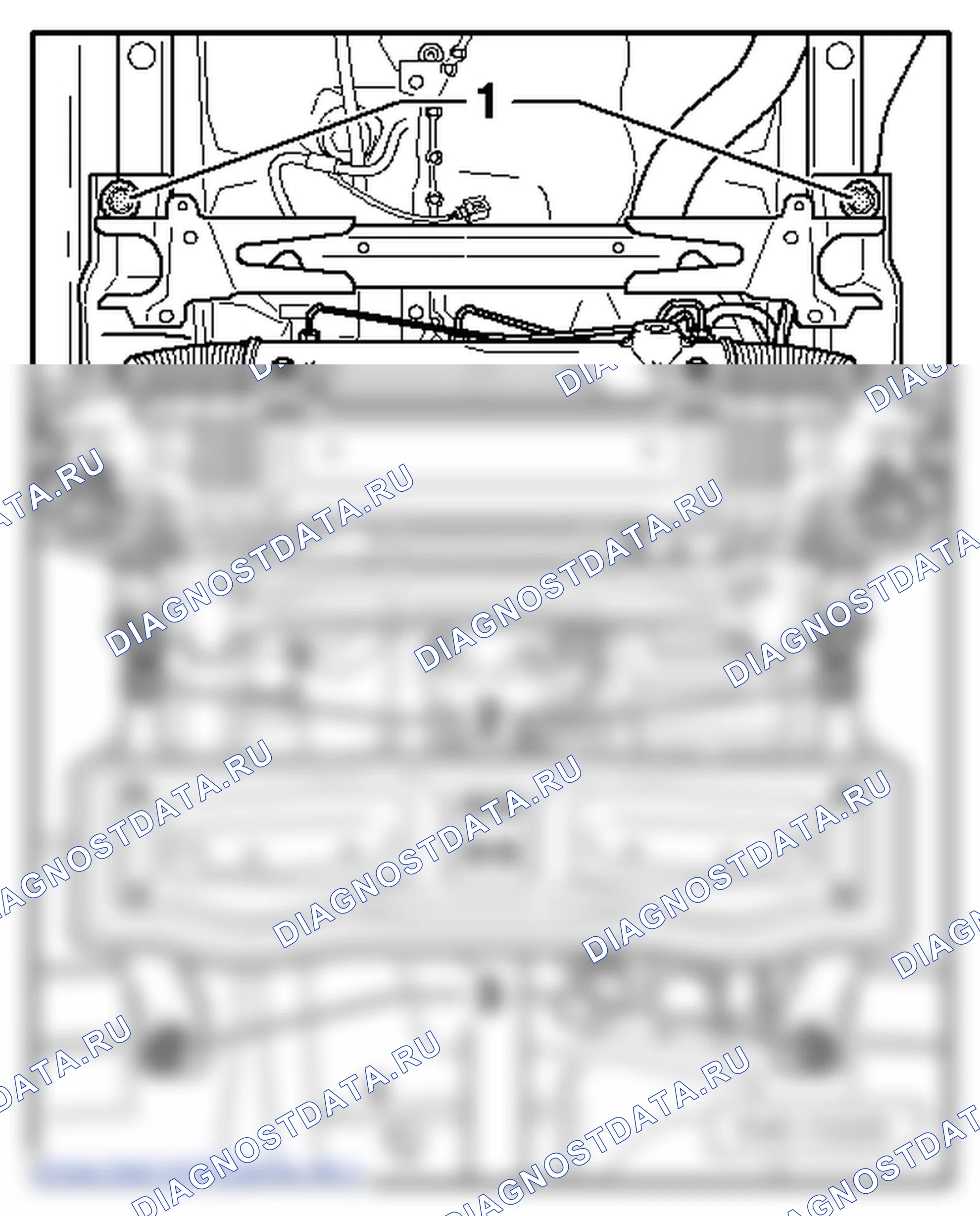 I - Подрамник - детали и узлы. Volkswagen Crafter I