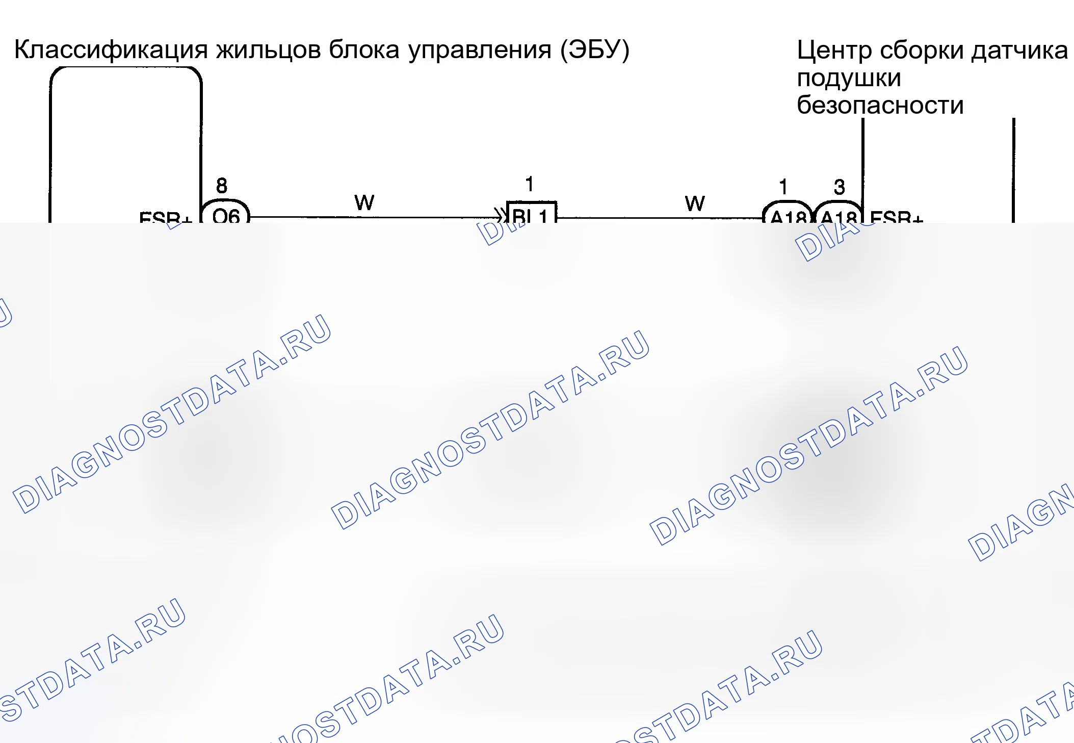 Рис. 345: электросхема. Toyota Highlander I рестайлинг