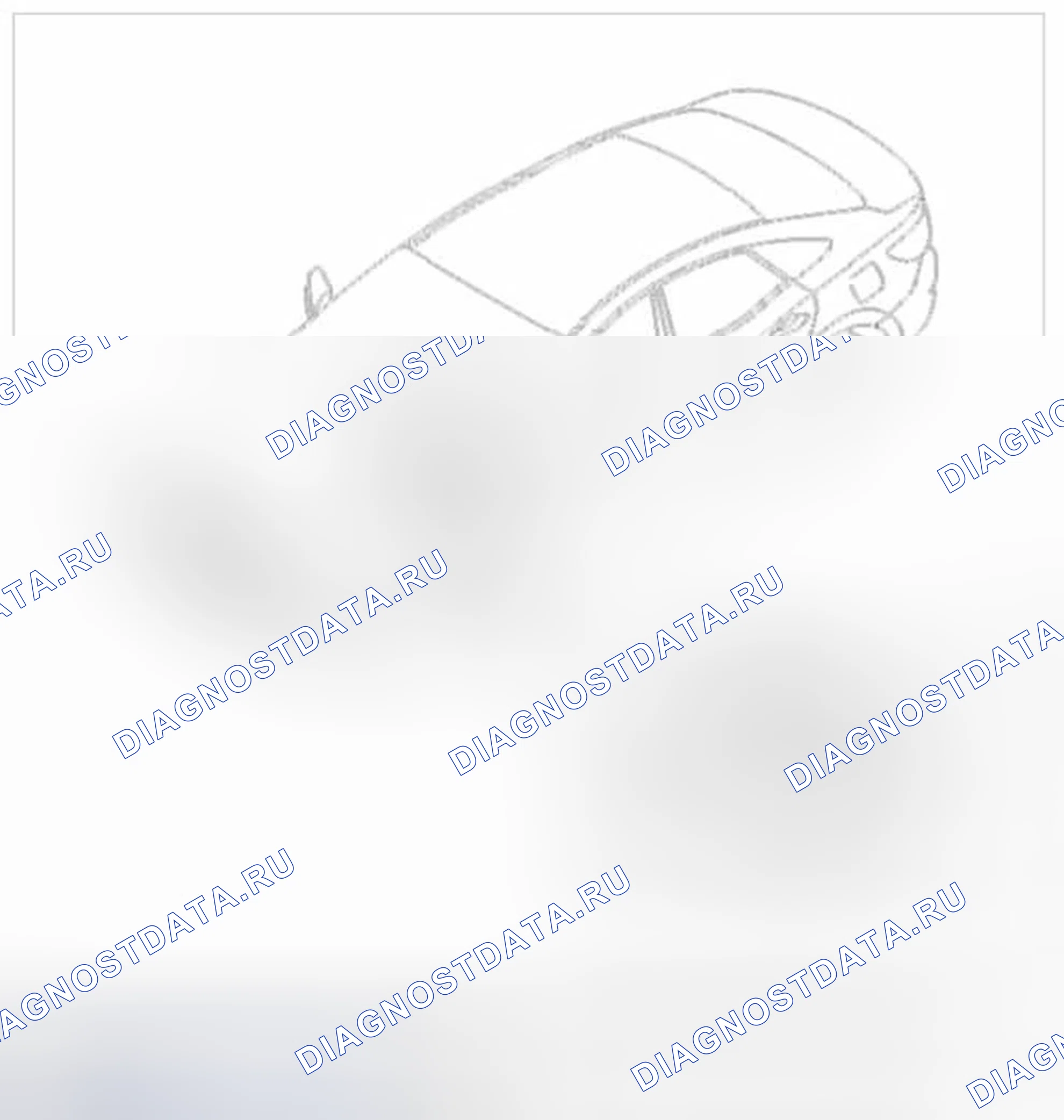 Рис. 1: Расположение компонентов. Hyundai Azera II