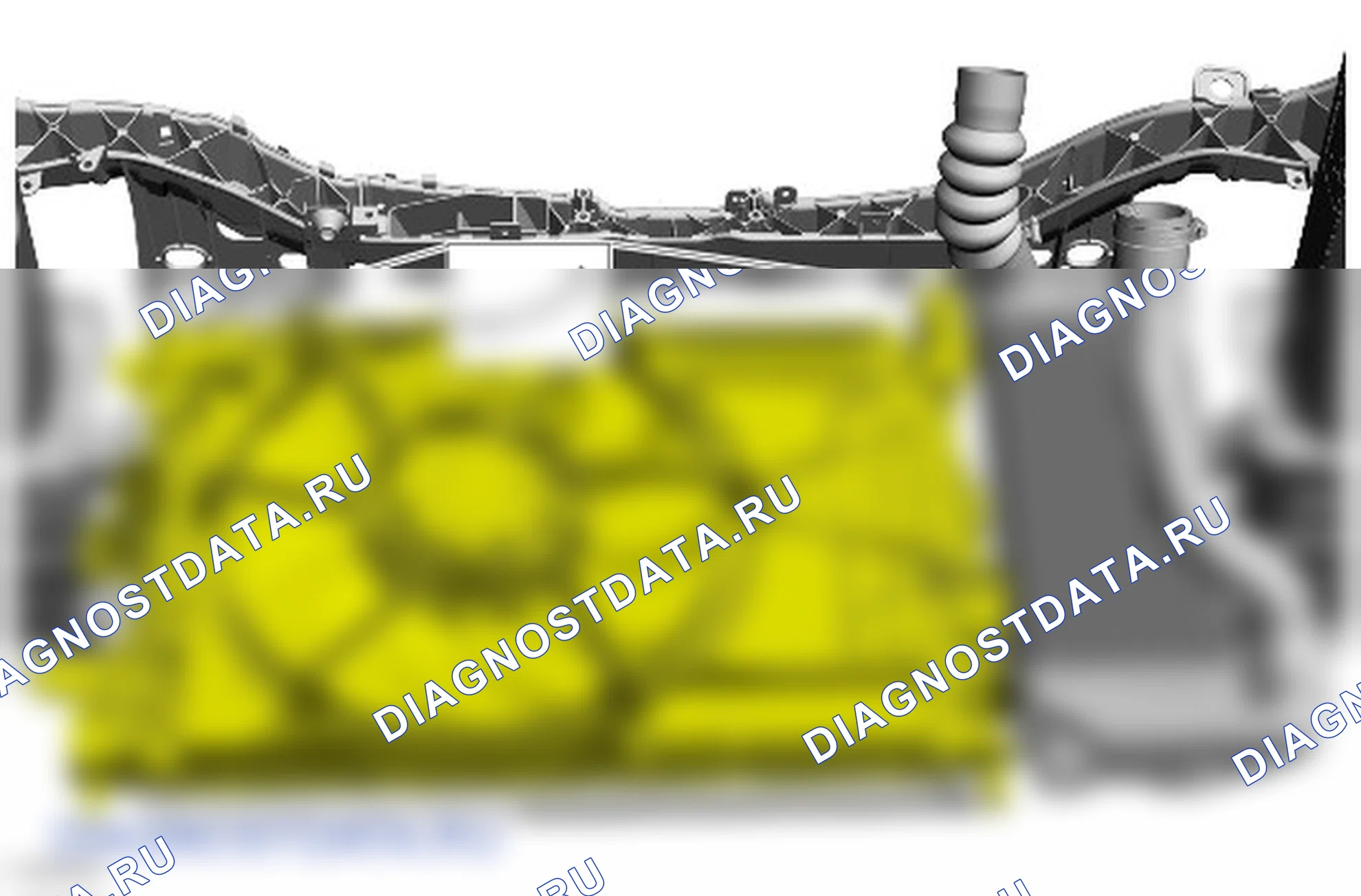 Как снять и установить охладитель нагнетаемого воздуха (CAC). Ford Kuga II