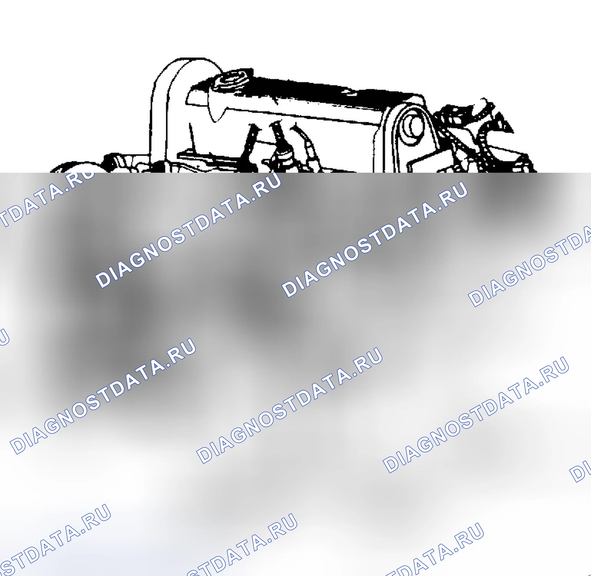 Рис. 6: Расположение компонентов (6 из 8). Dodge Dakota Sport 